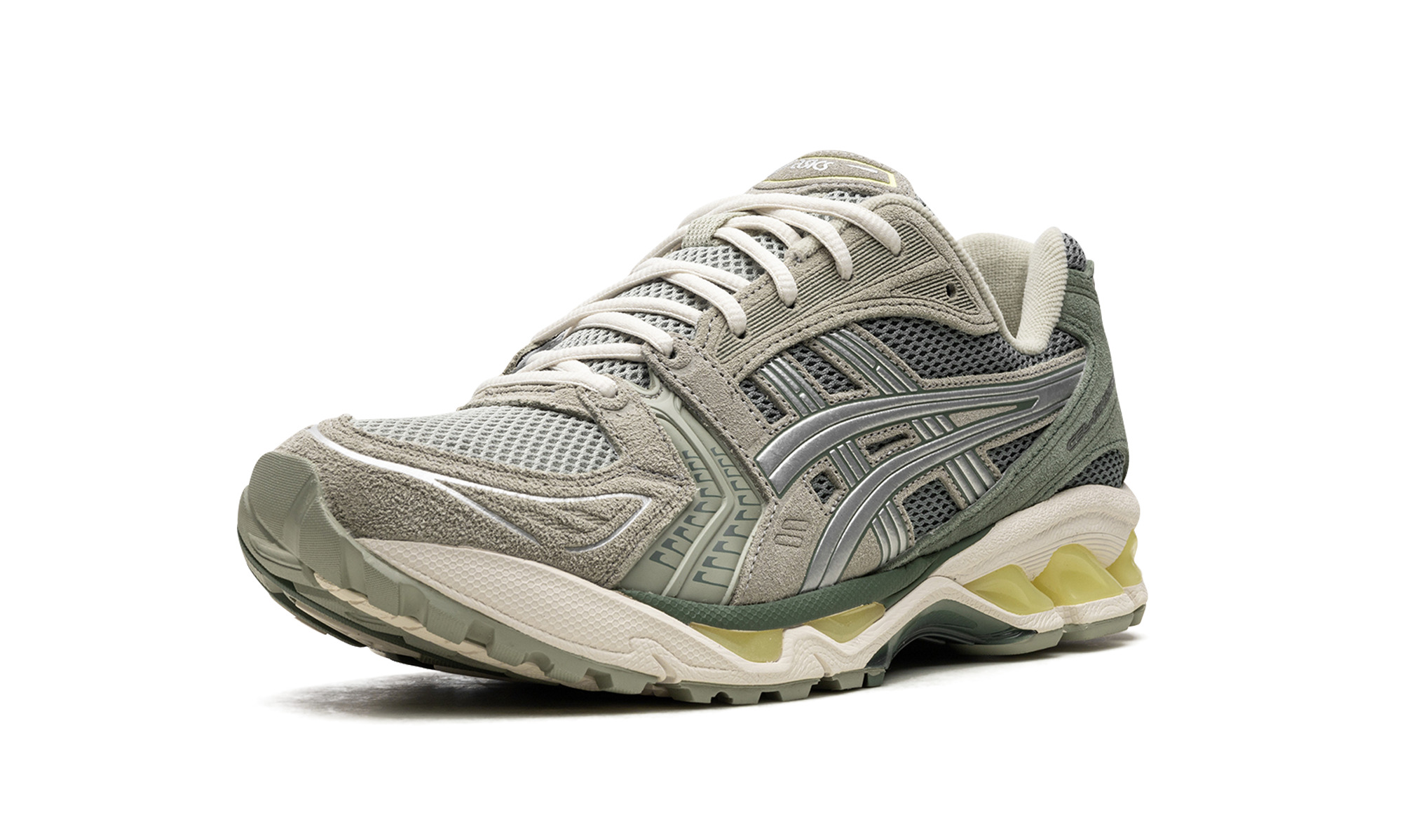 GEL KAYANO 14 "Olive Grey Pure Silver"