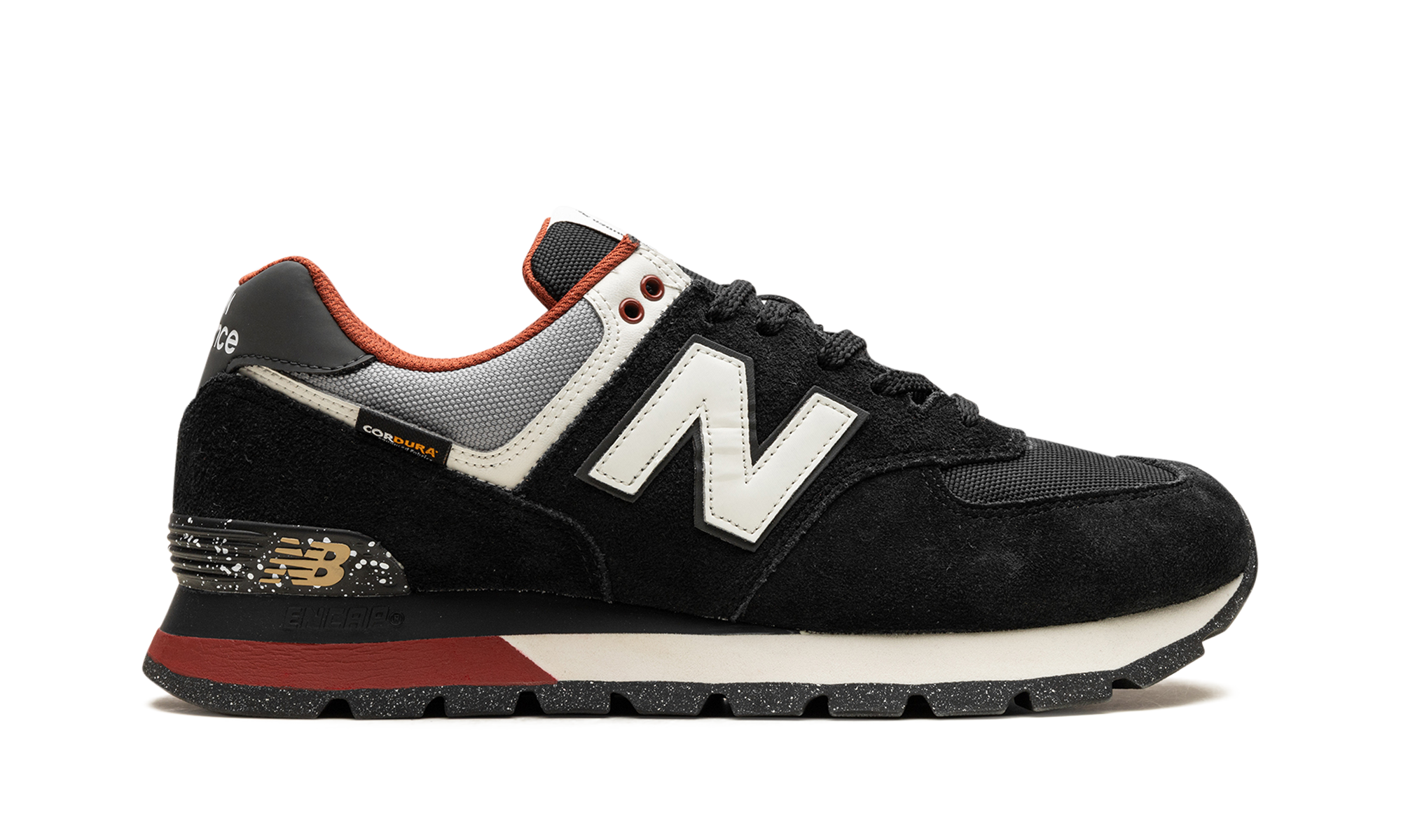 574 Rugged "Black Red"
