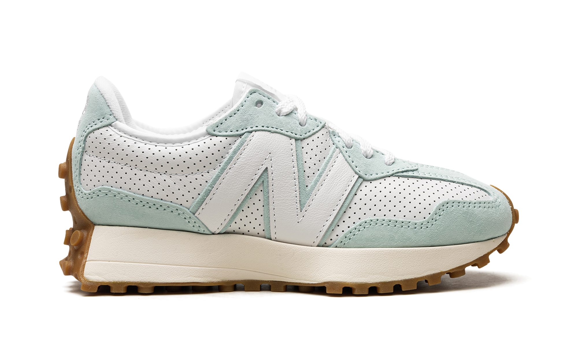 327 "White / Teal"