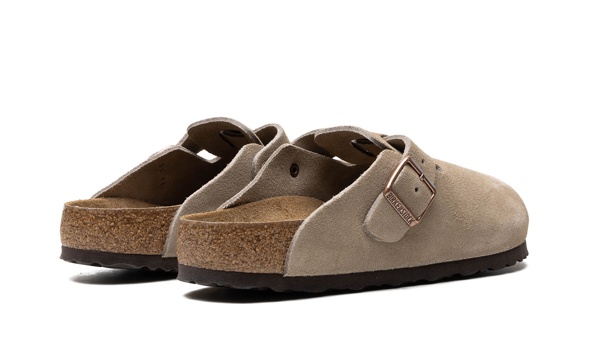 Boston Soft Footbed "Suede Taupe"