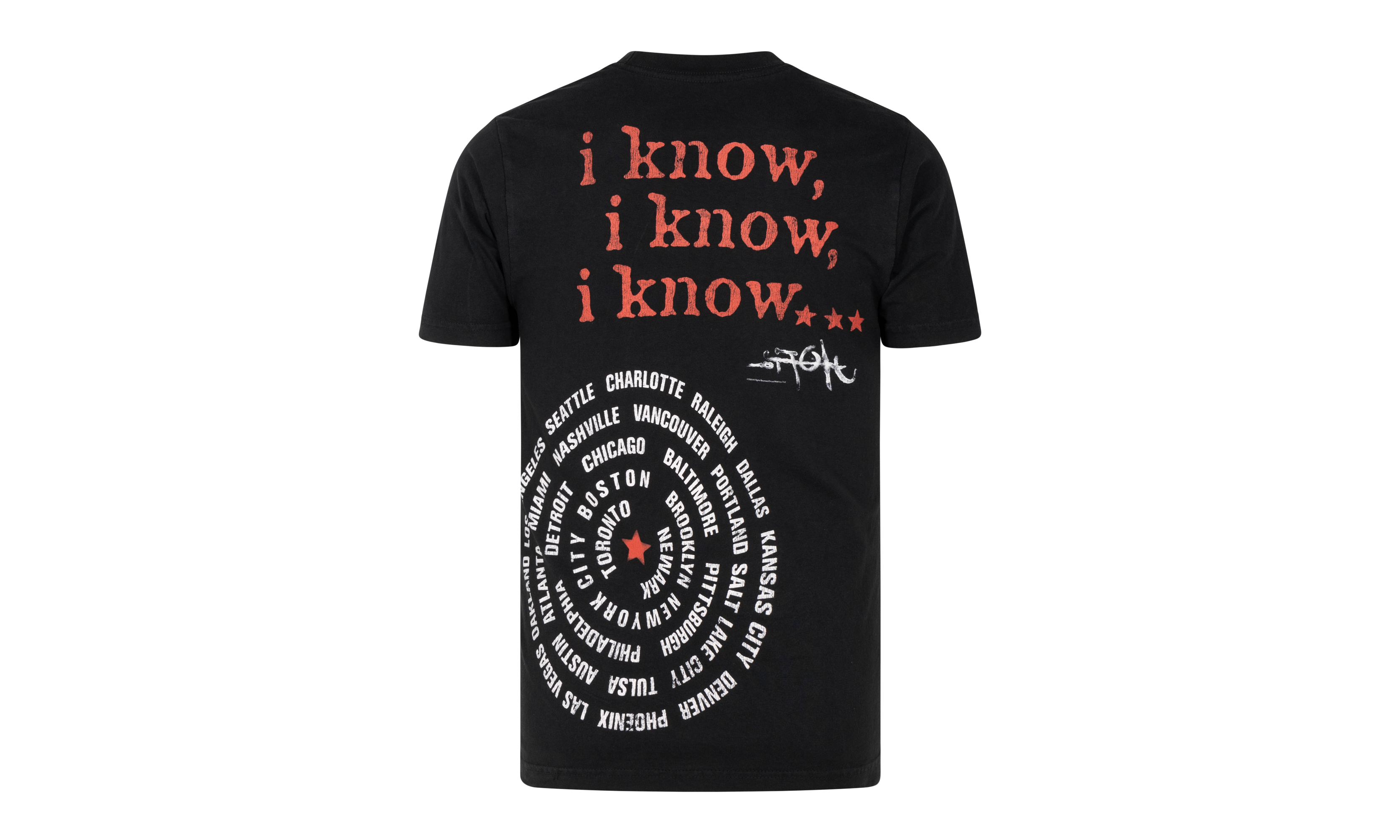 Travis Scott Utopia Circus Maximus SS Tee "Utopia Circus Maximus Tour 2023"