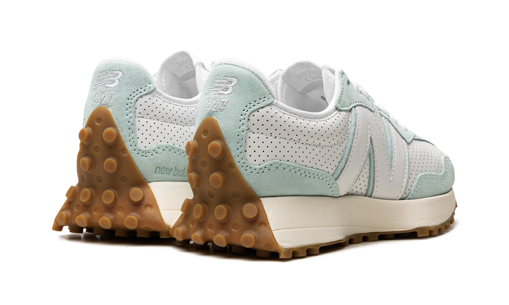 327 "White / Teal"