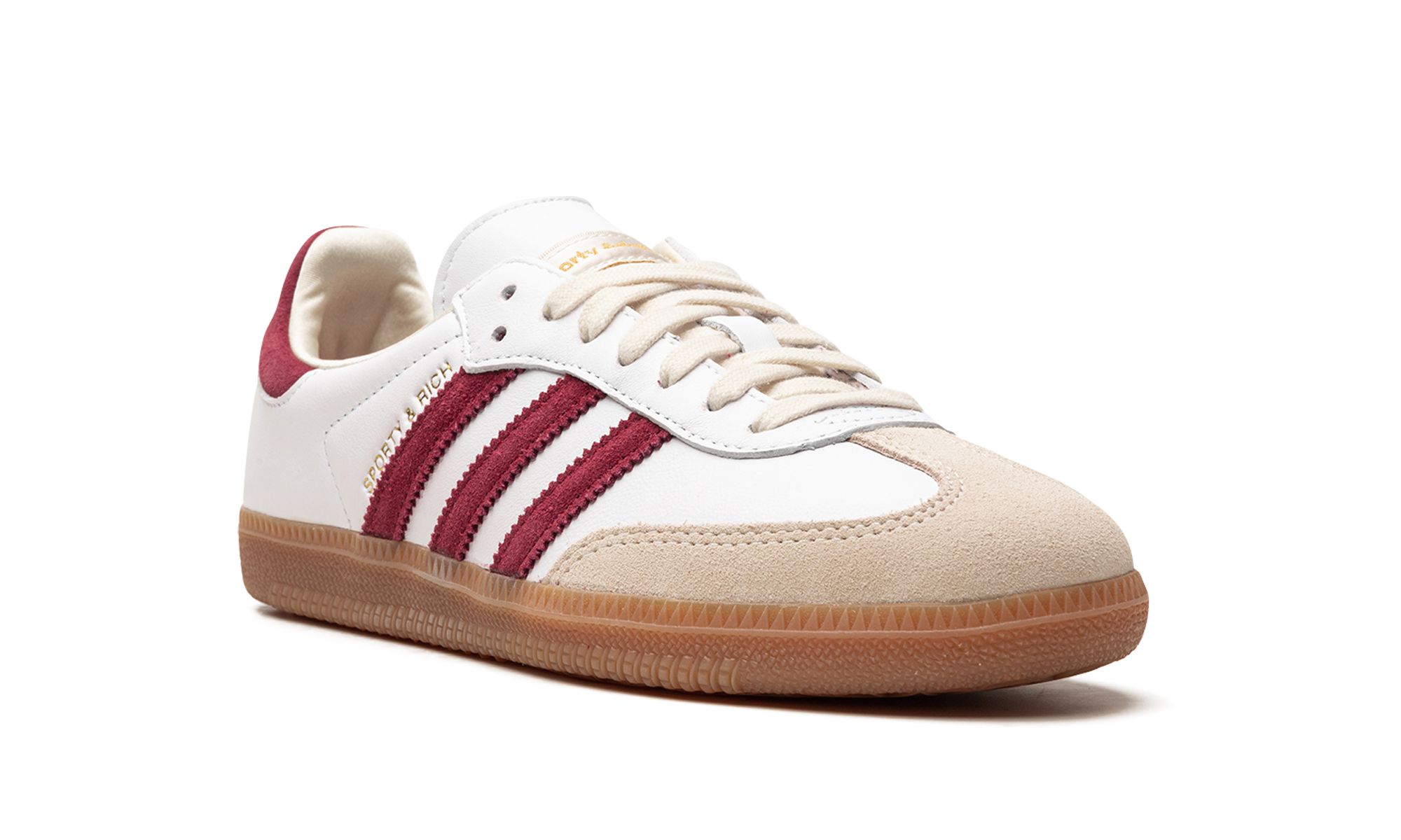Samba OG "Deportiva y elegante - Núcleo blanco burdeos"