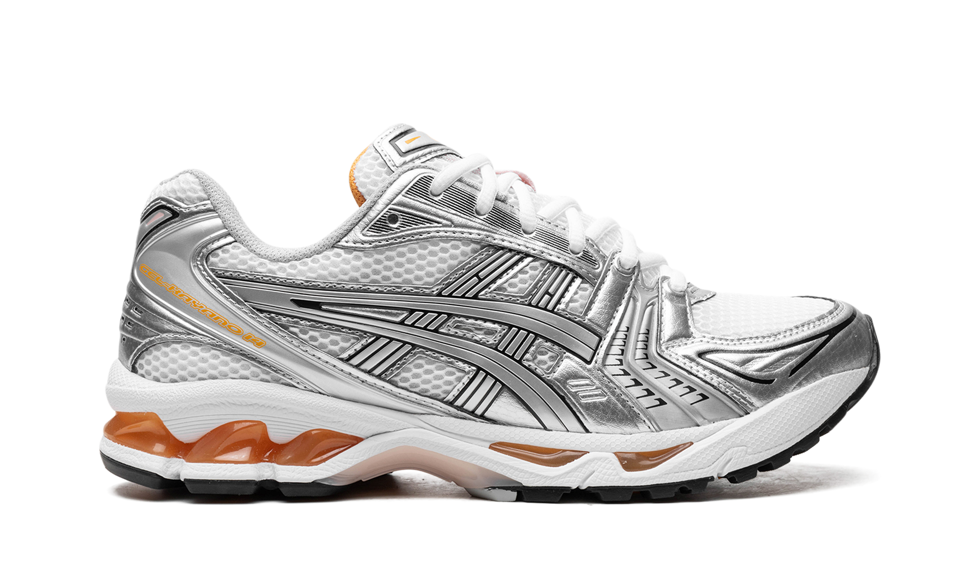 Gel Kayano 14 "White Pure Silver Orange"