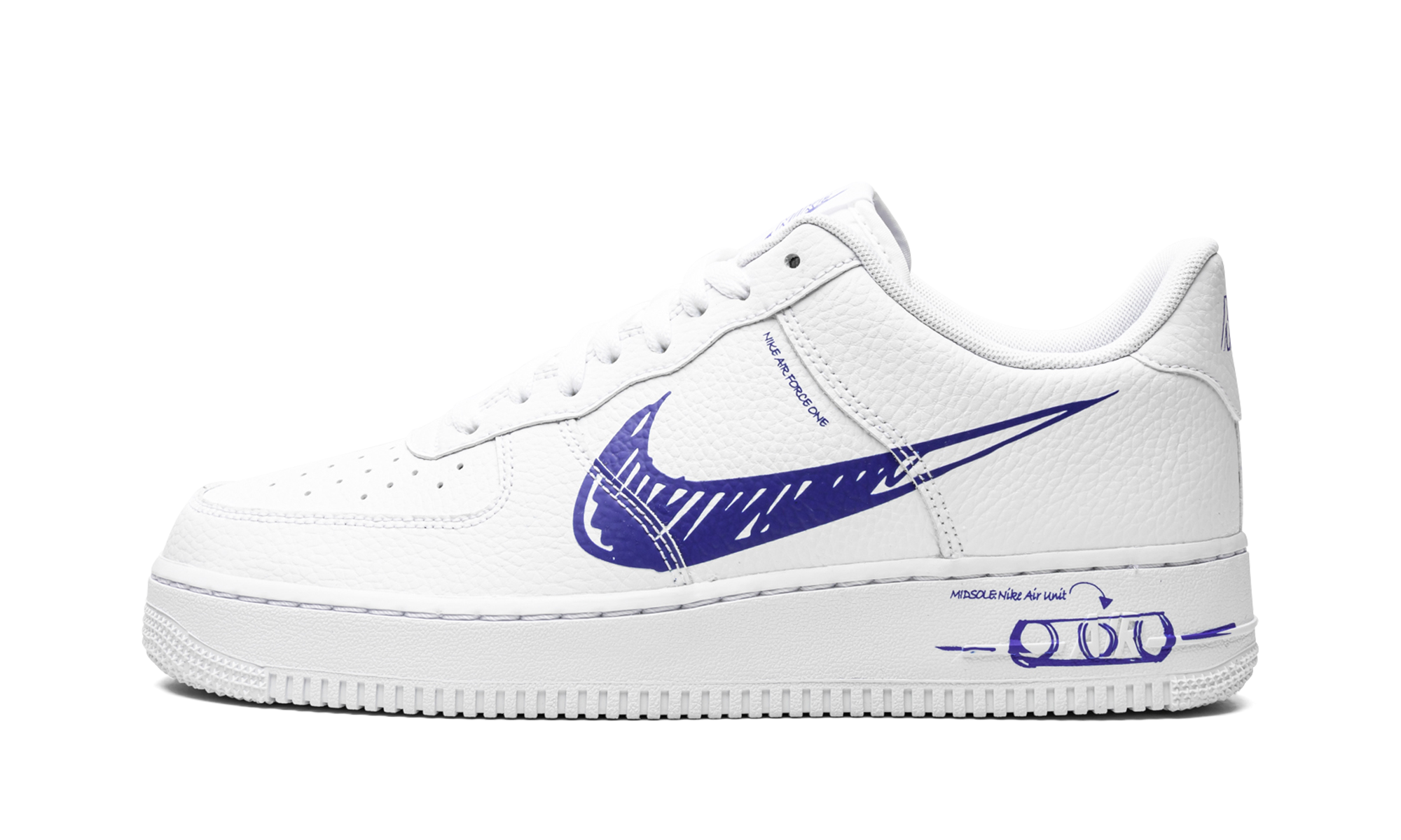 Air Force 1 Low "Scribble - Royal Blue"