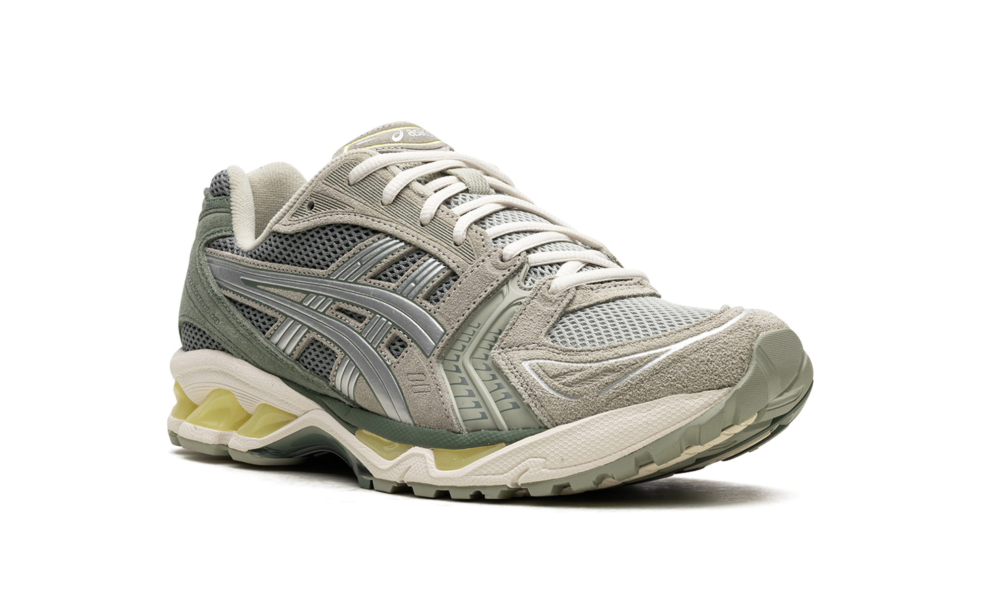 GEL KAYANO 14 "Olive Grey Pure Silver"