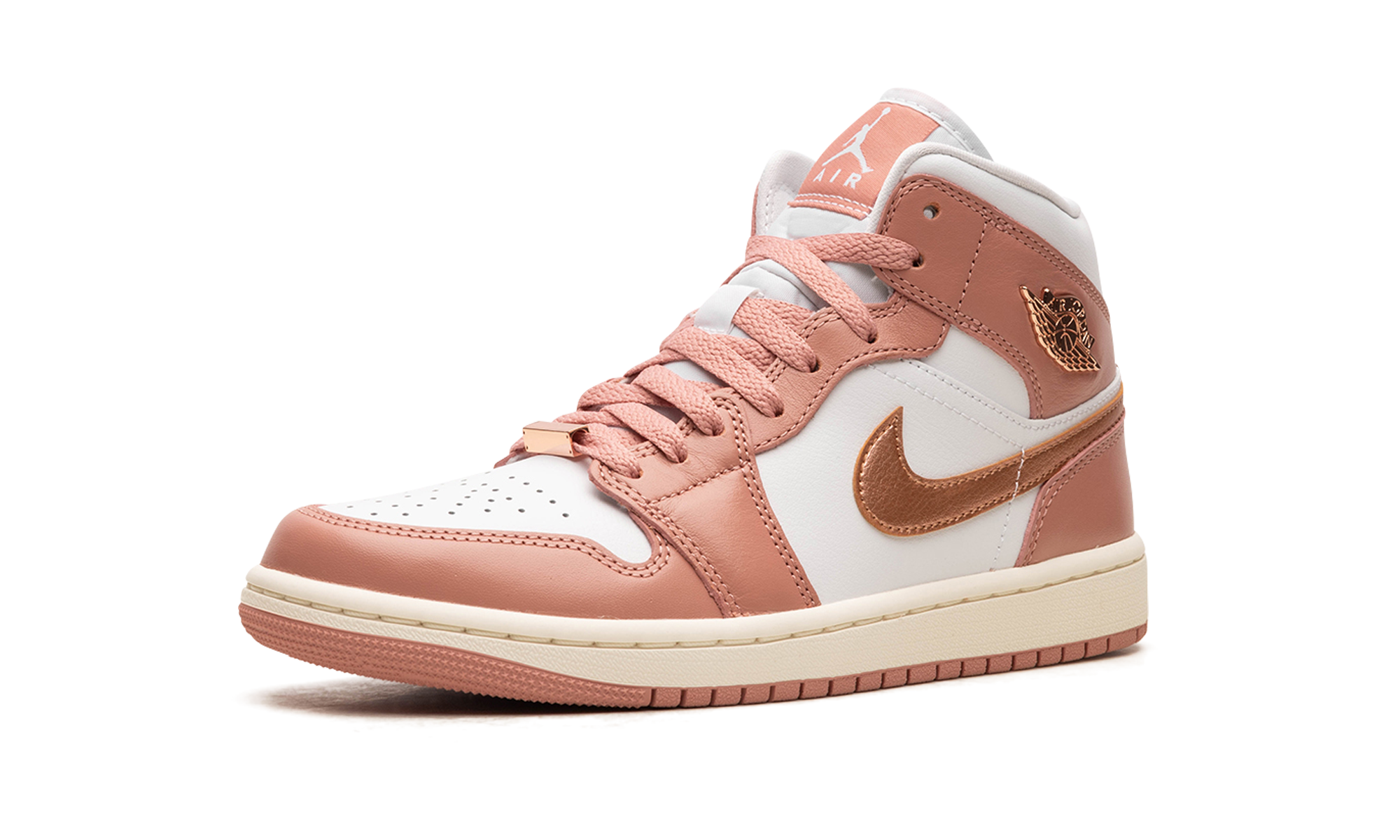 AIR JORDAN 1 MID WMNS "RED STARDUST"