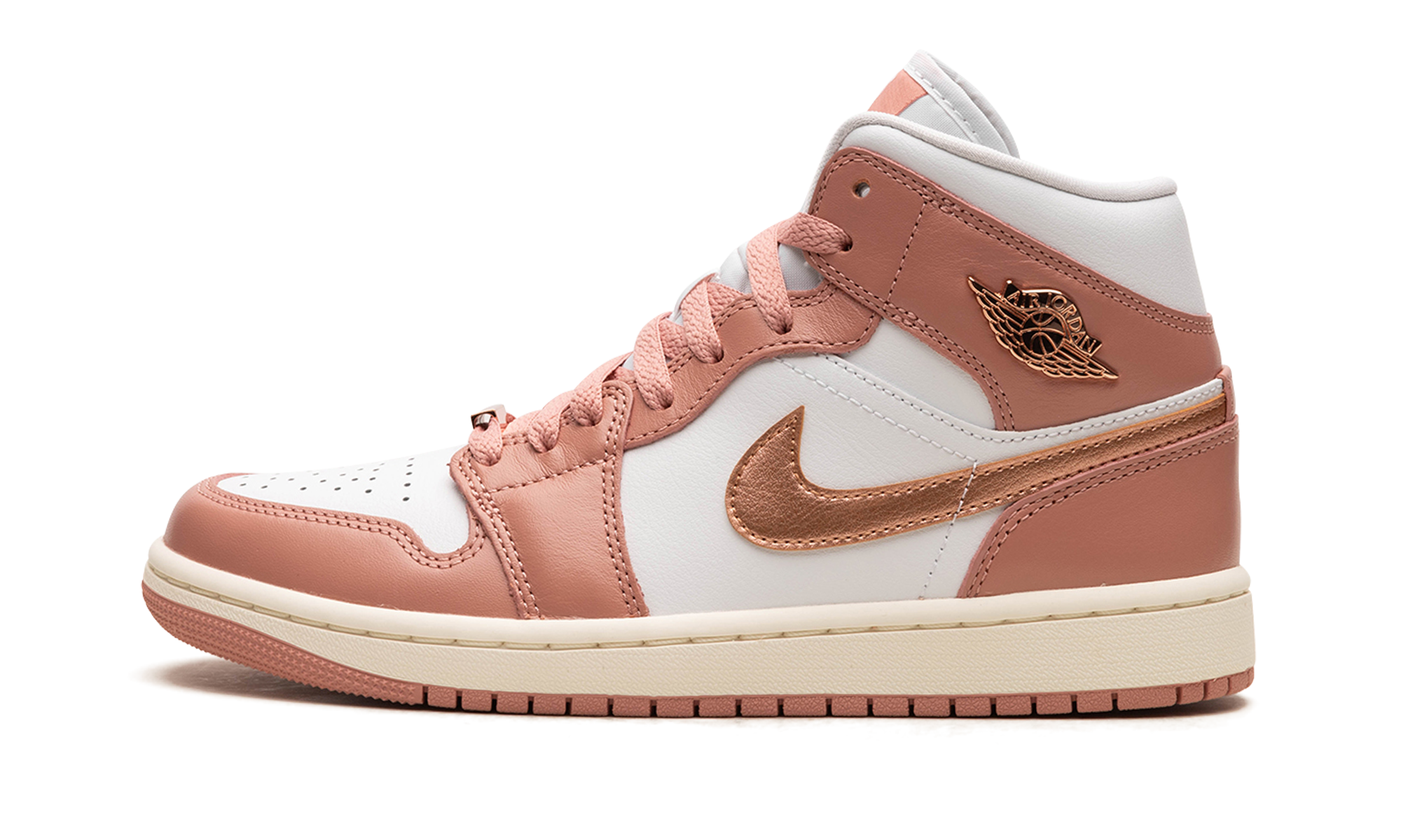 AIR JORDAN 1 MID WMNS "RED STARDUST"