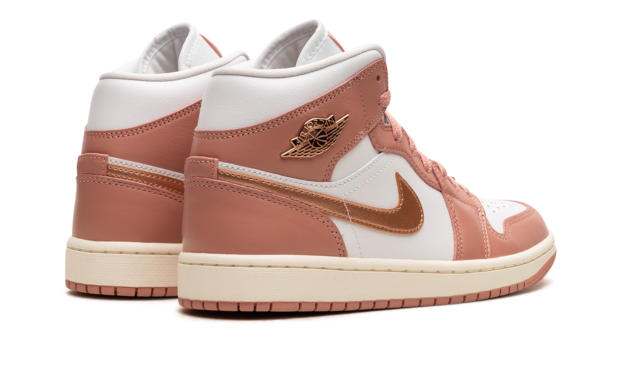AIR JORDAN 1 MID WMNS "RED STARDUST"