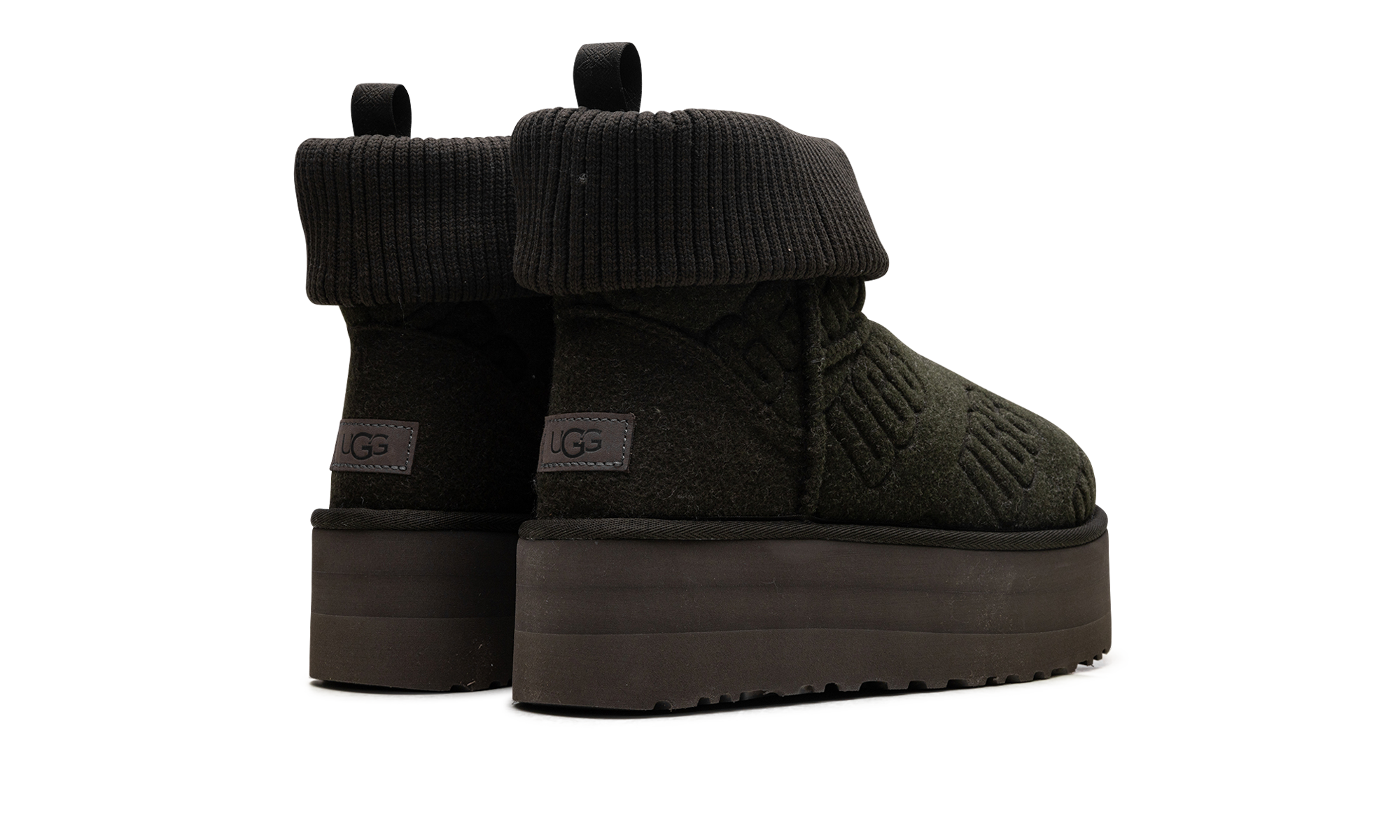 Classic Mini Platform Felted WMNS "Forest Night"