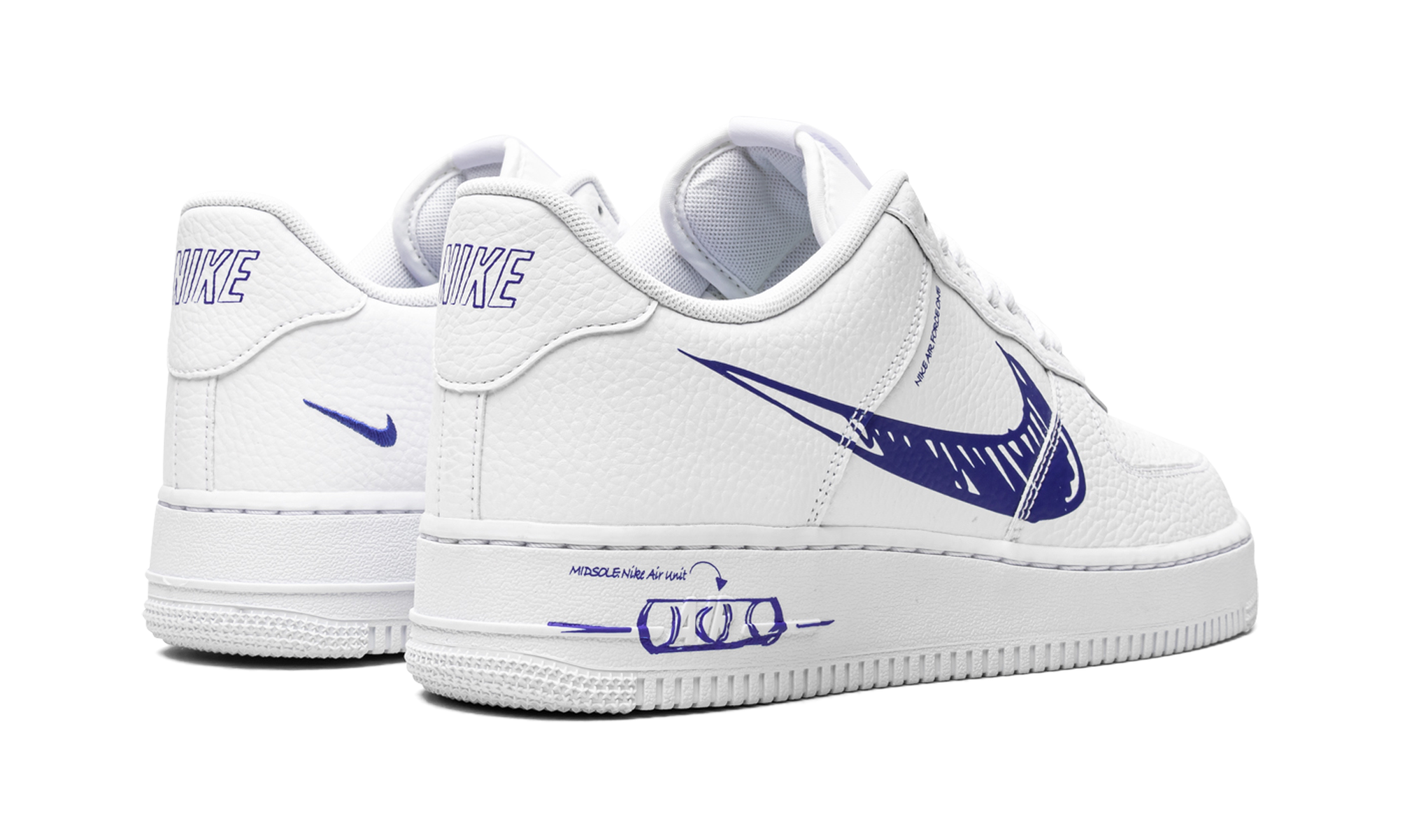 Air Force 1 Low "Scribble - Royal Blue"