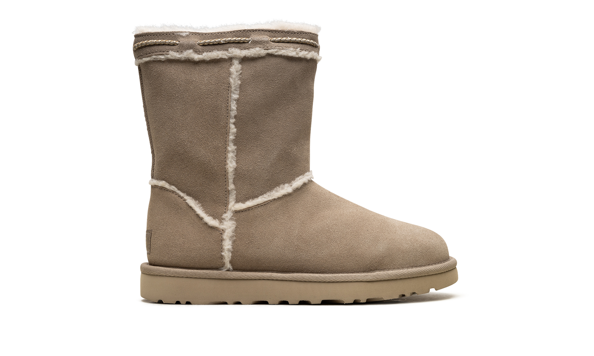 Classic Short Shearling Braid WMNS "DUNE"