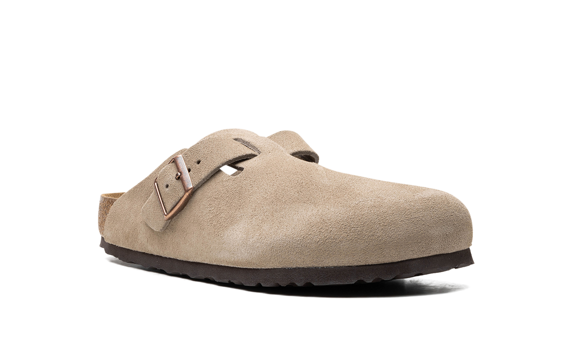 Boston Soft Footbed "Suede Taupe"