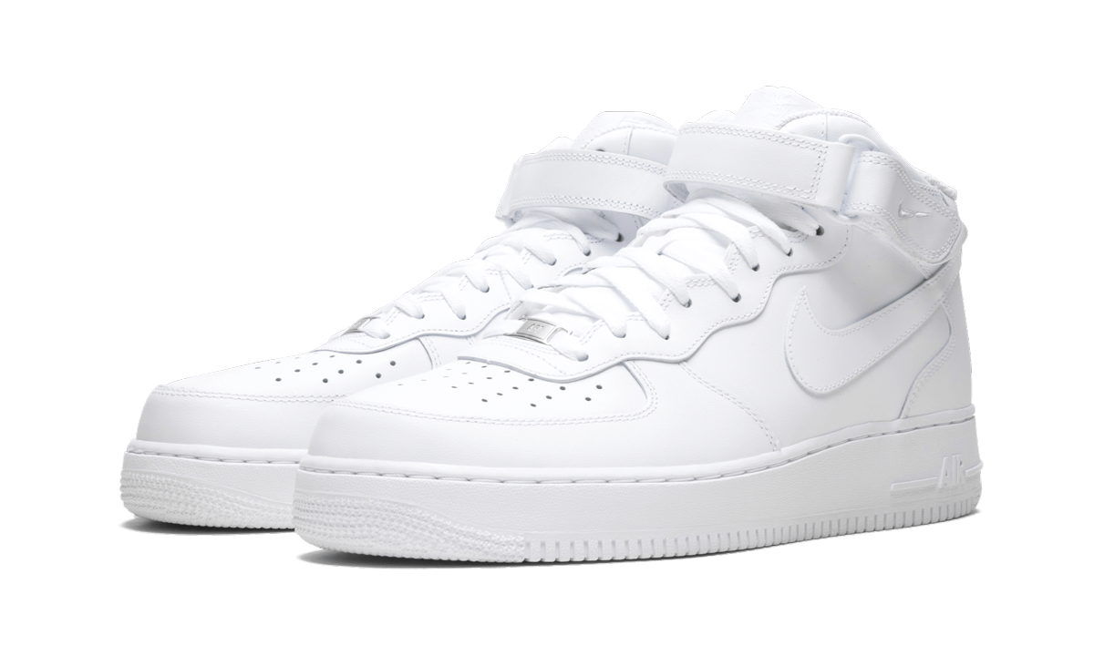 Air Force 1 Mid 07 "White on White"
