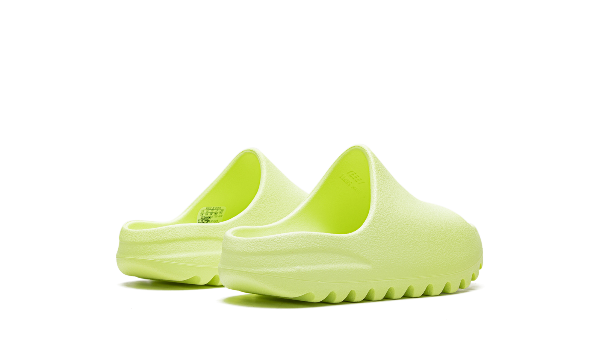 Yeezy Slide Kids "Glow Green"