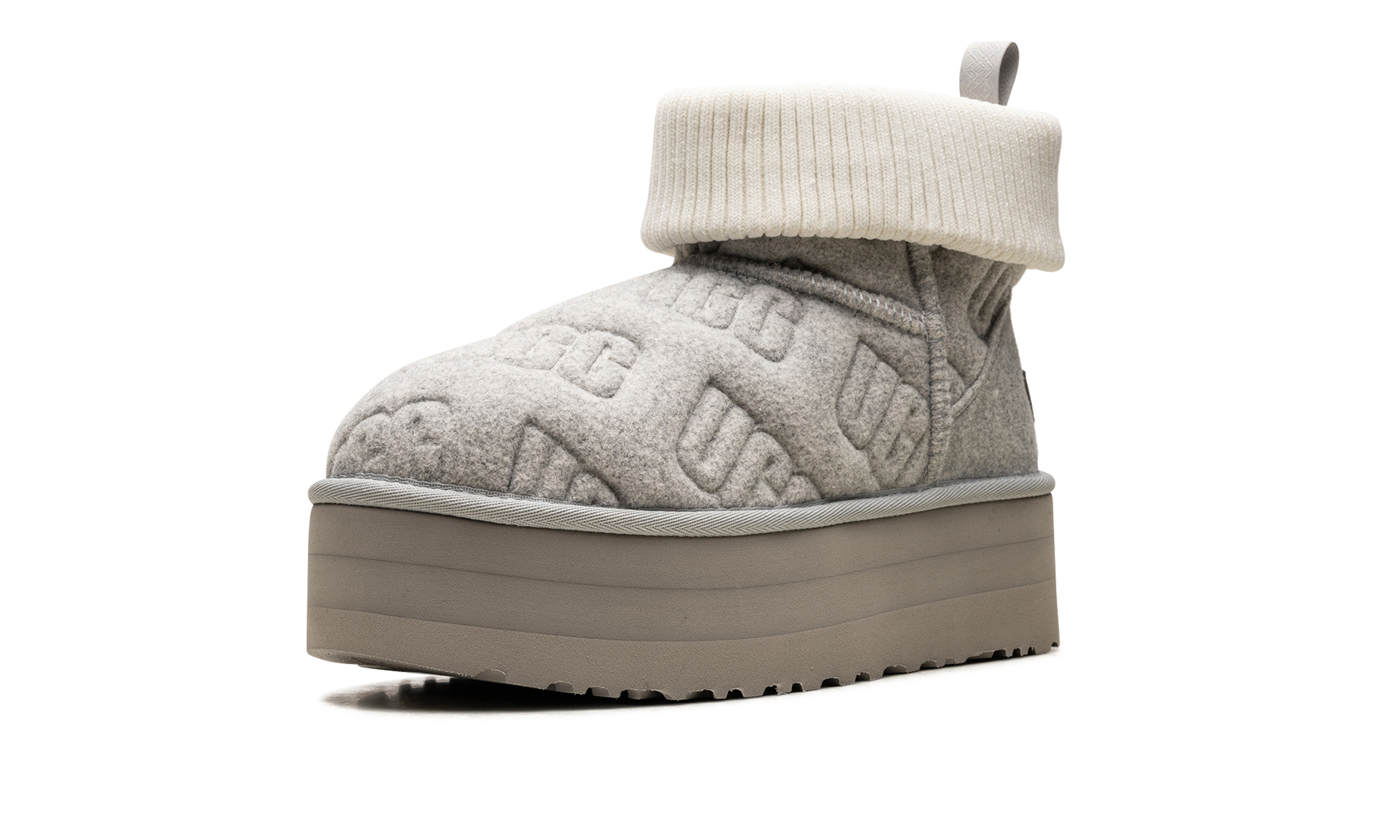 Classic Mini Platform Felted "Grey"