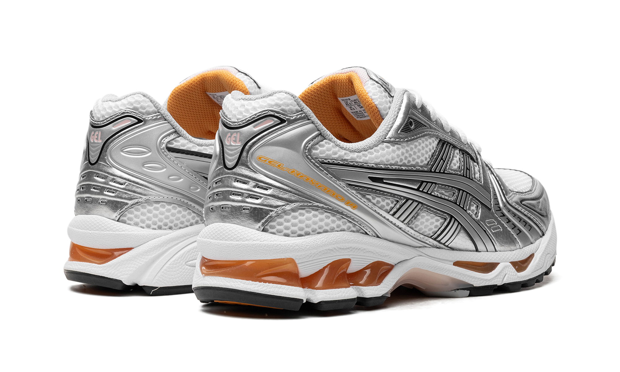 Gel Kayano 14 "White Pure Silver Orange"