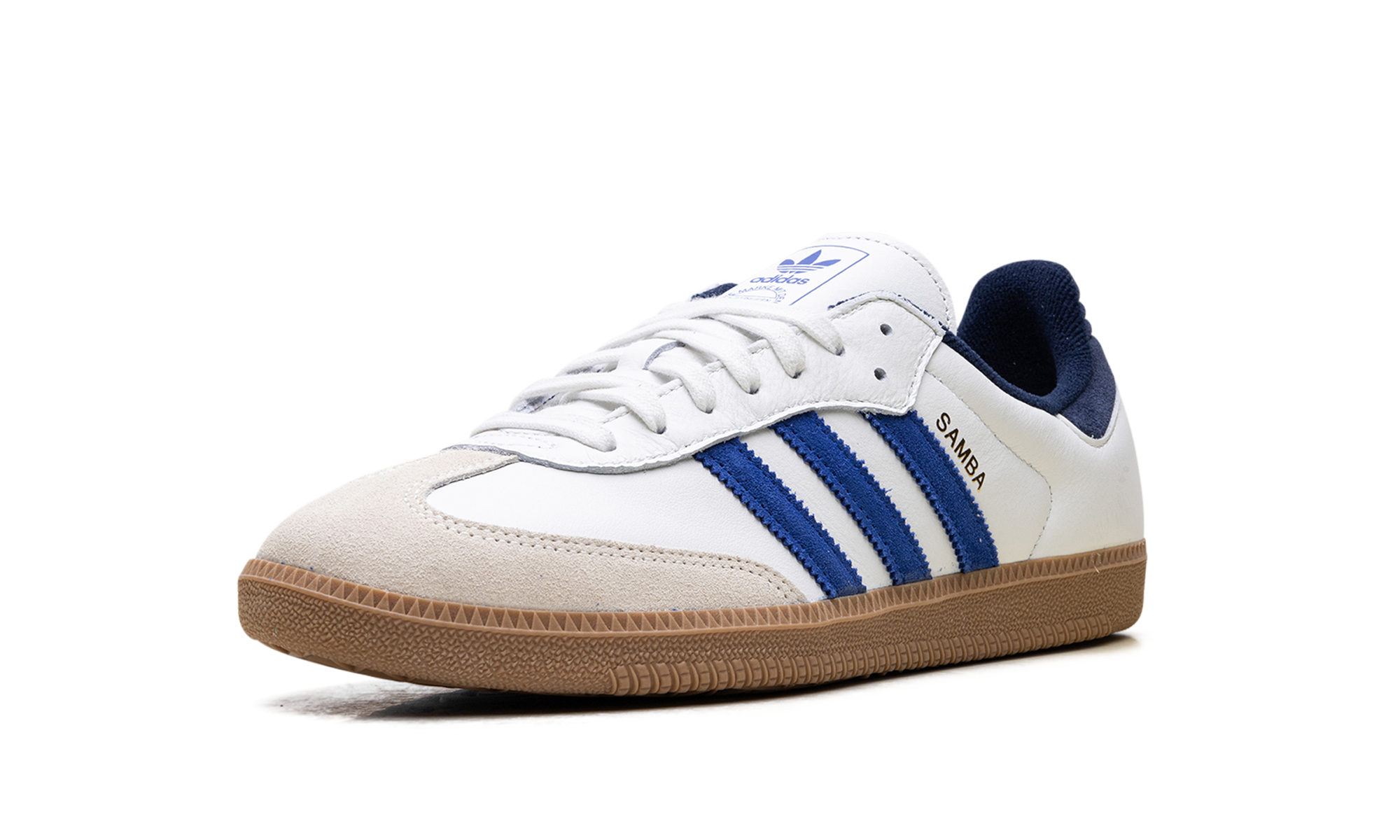 Samba OG "Core Blanco Azul Real"