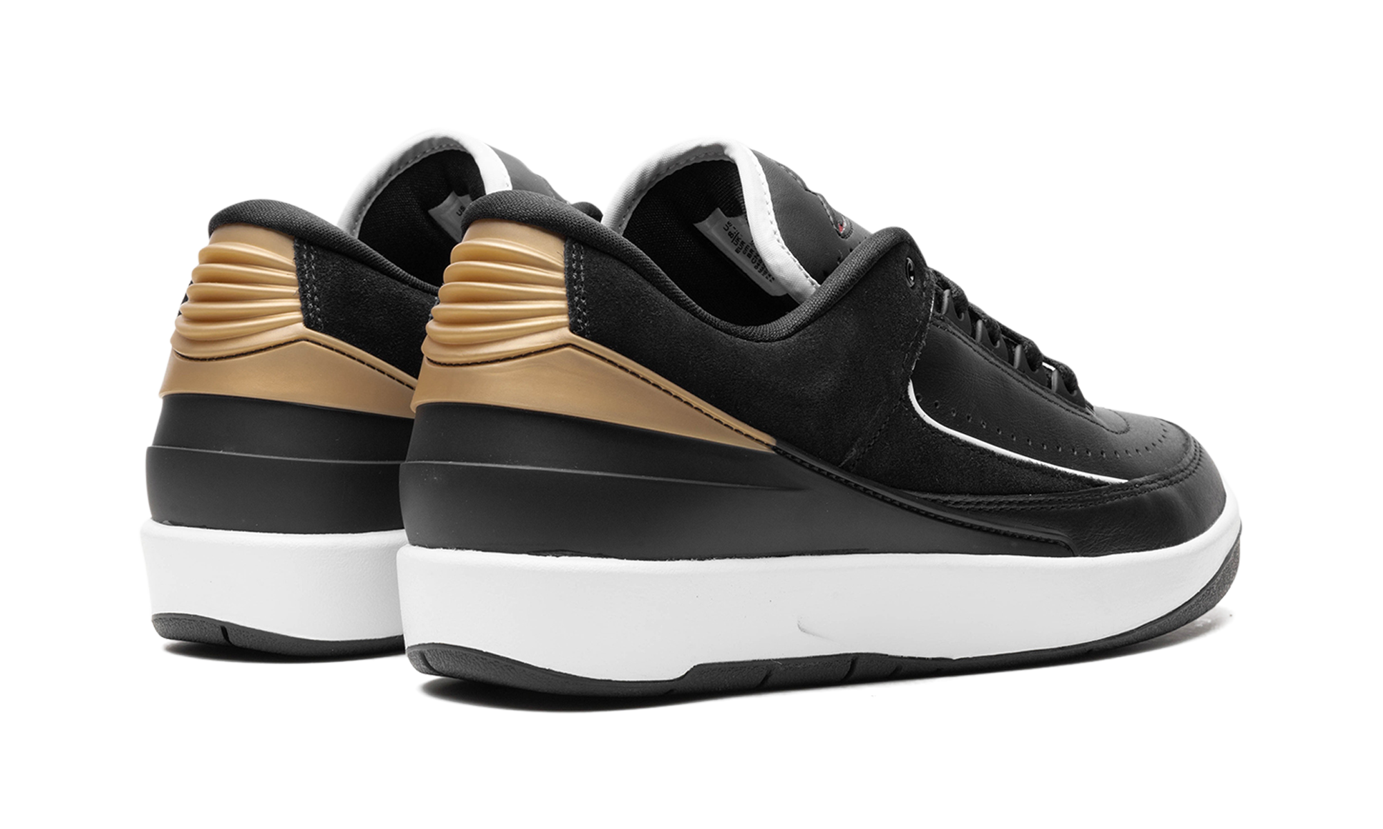Jordan 2 Retro Low WMNS "Black Metallic Gold"