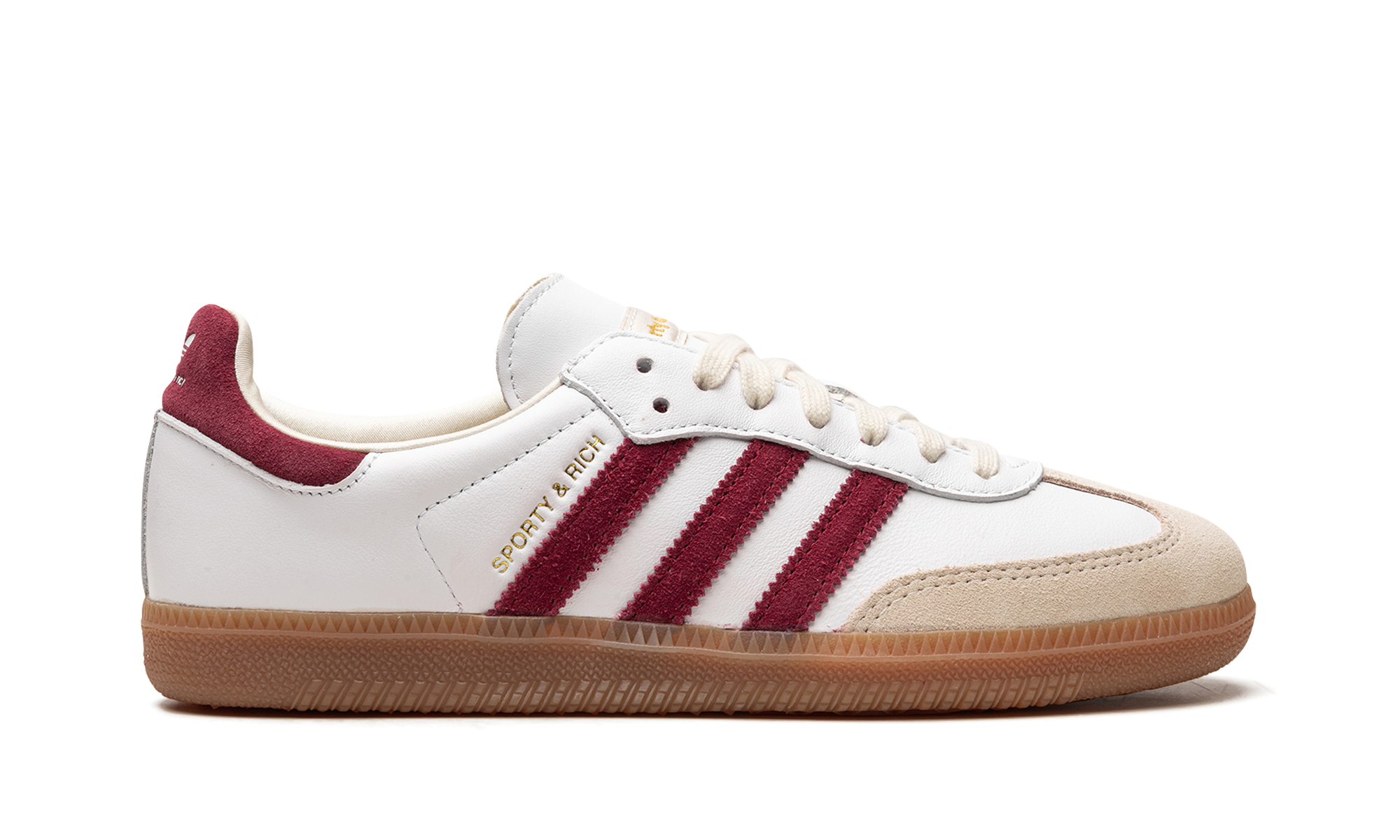 Samba OG "Deportiva y elegante - Núcleo blanco burdeos"