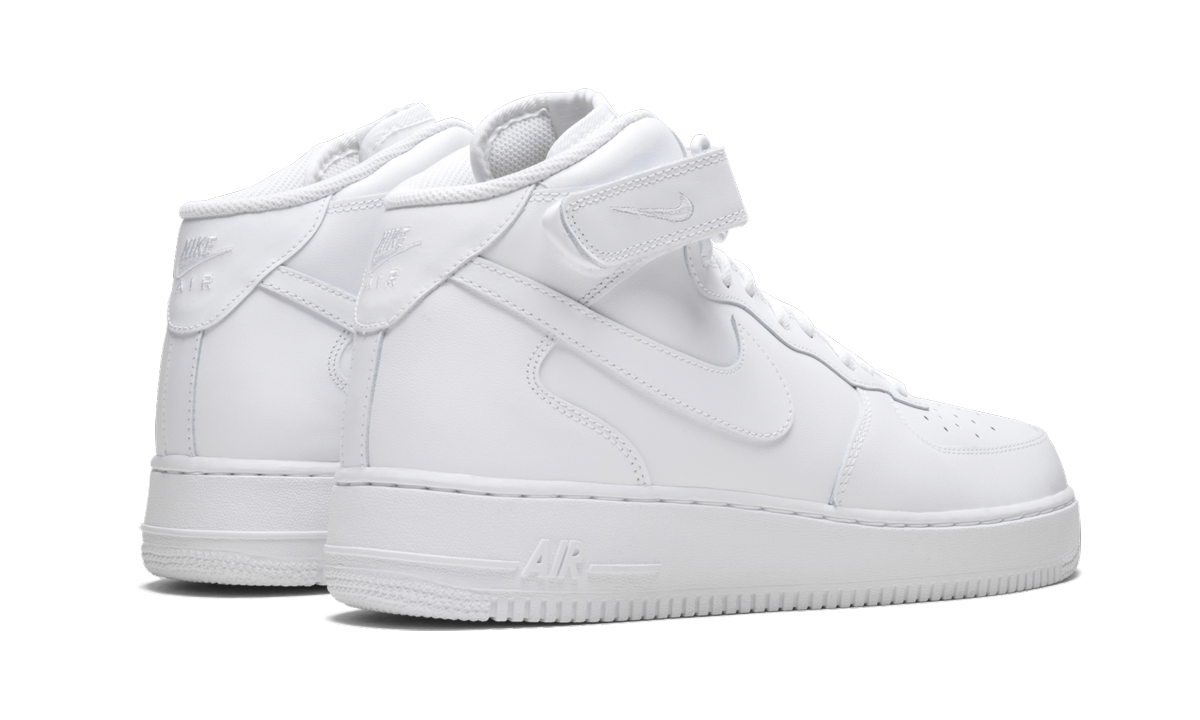 Air Force 1 Mid 07 "White on White"