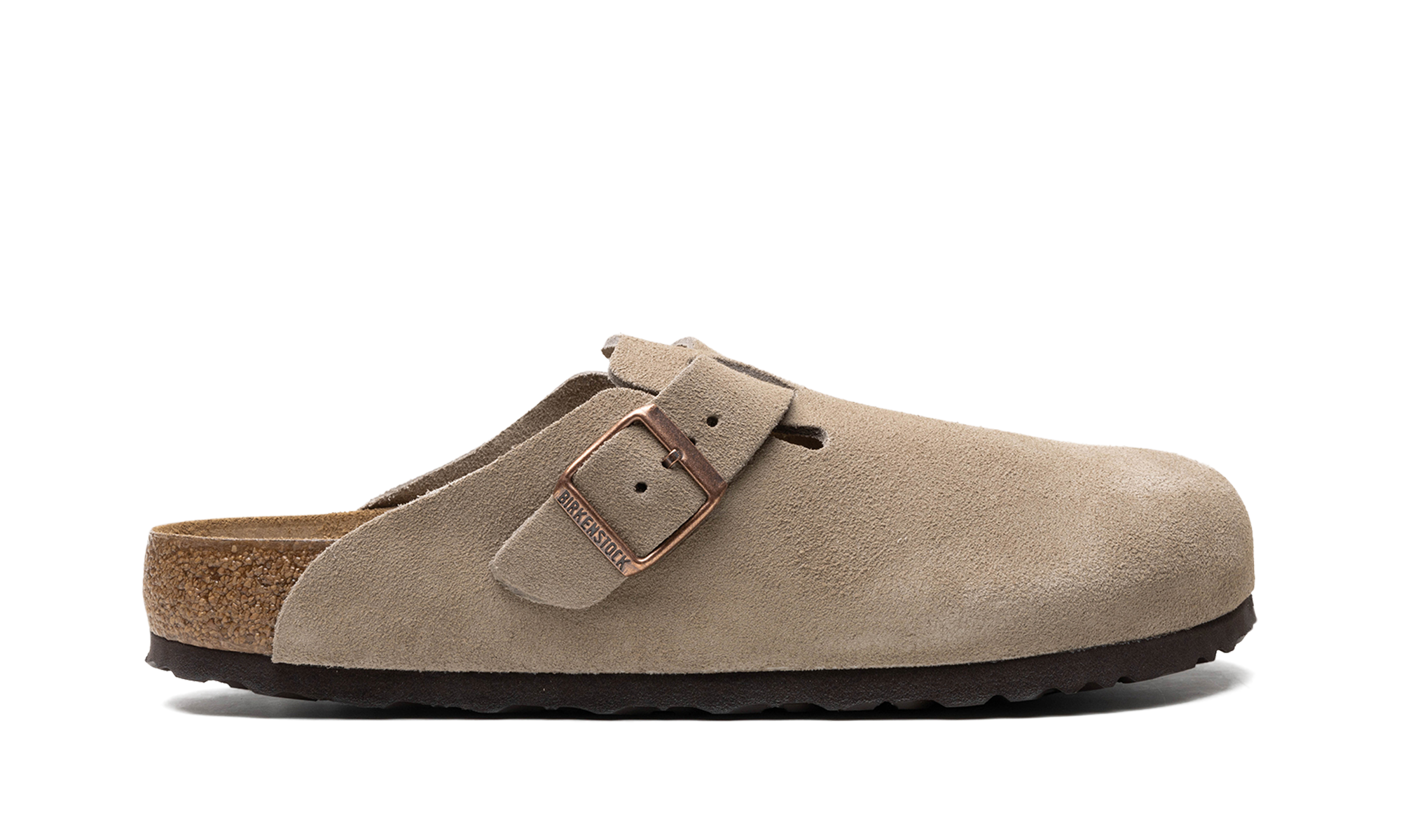 Boston Soft Footbed "Suede Taupe"