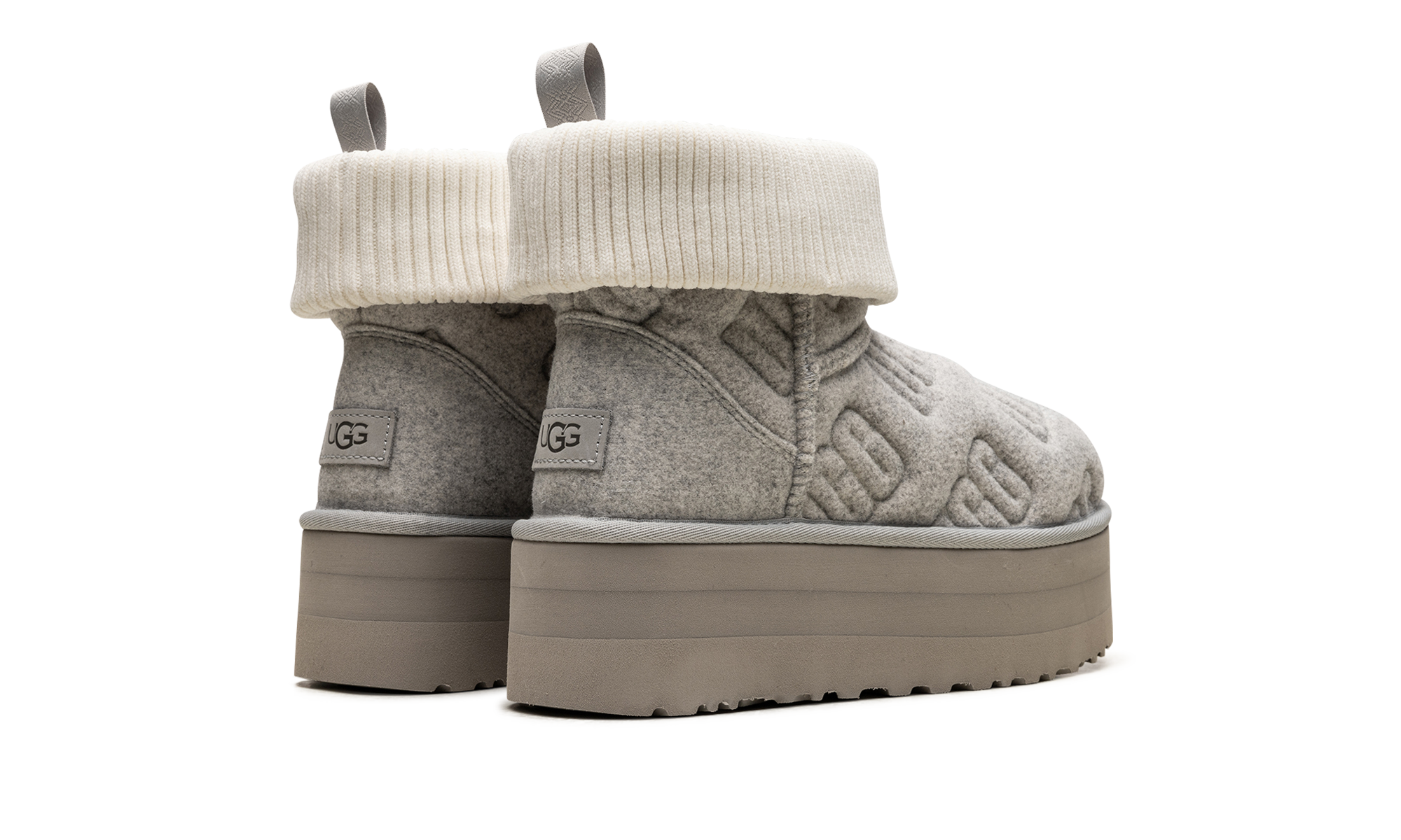 Classic Mini Platform Felted "Grey"