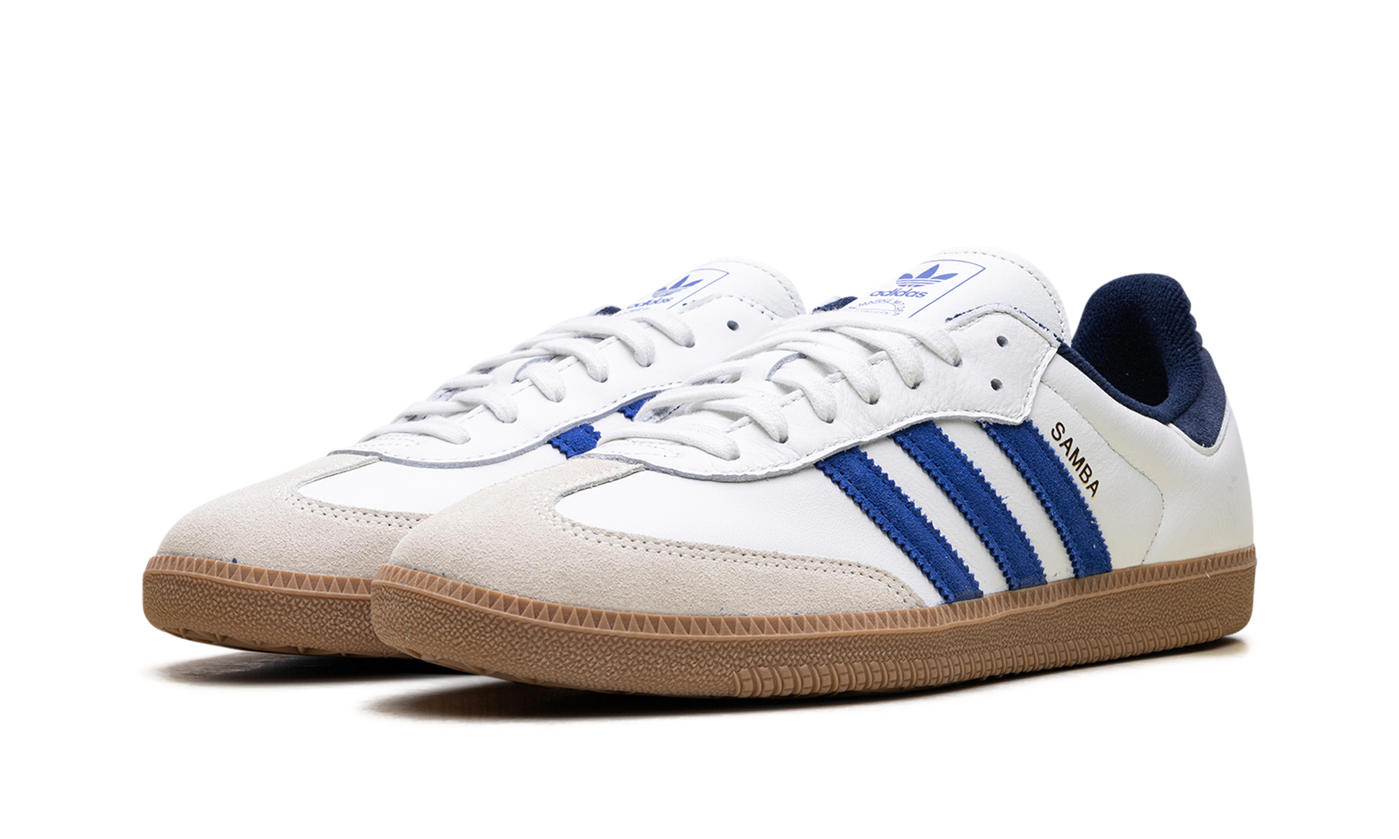 Samba OG "Core Blanco Azul Real"