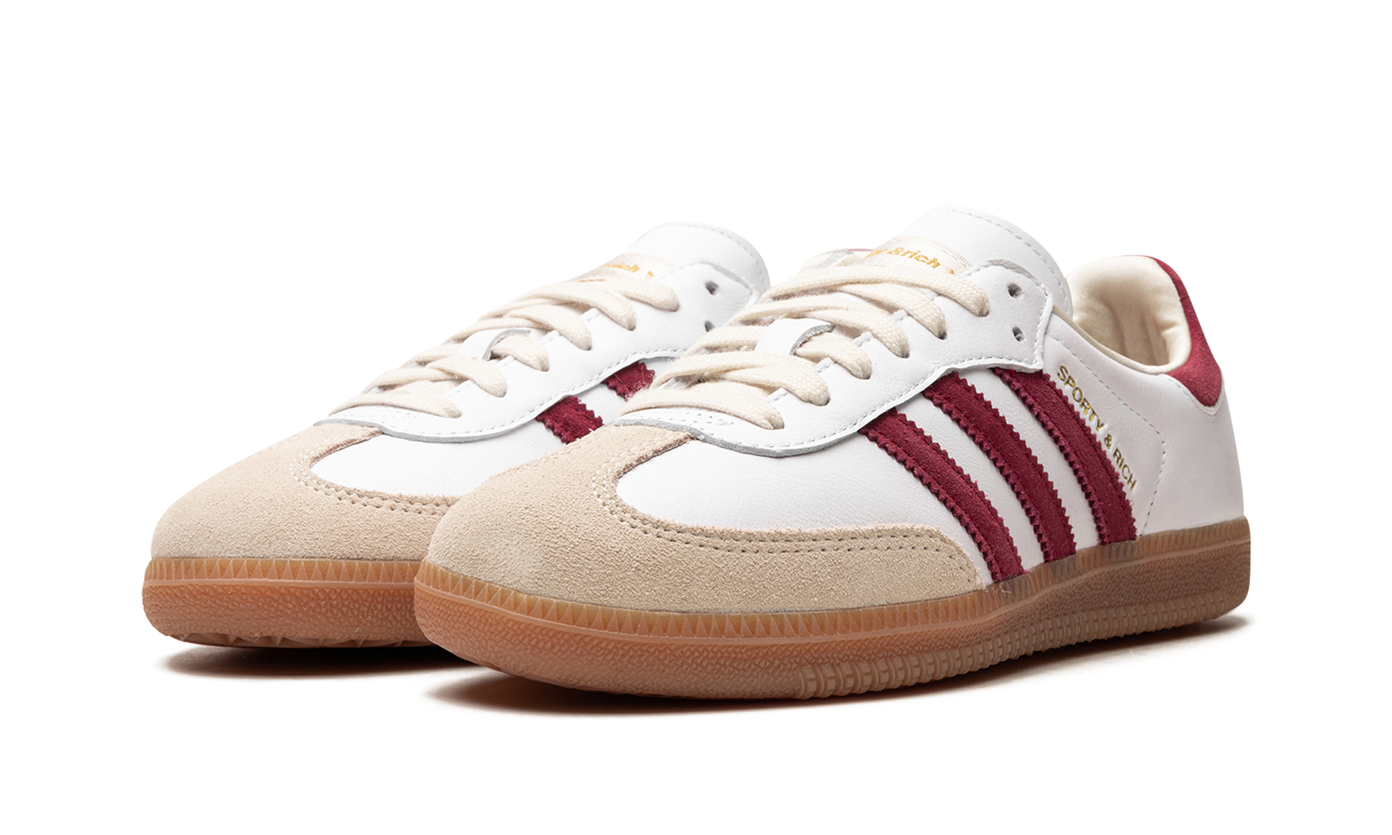 Samba OG "Deportiva y elegante - Núcleo blanco burdeos"