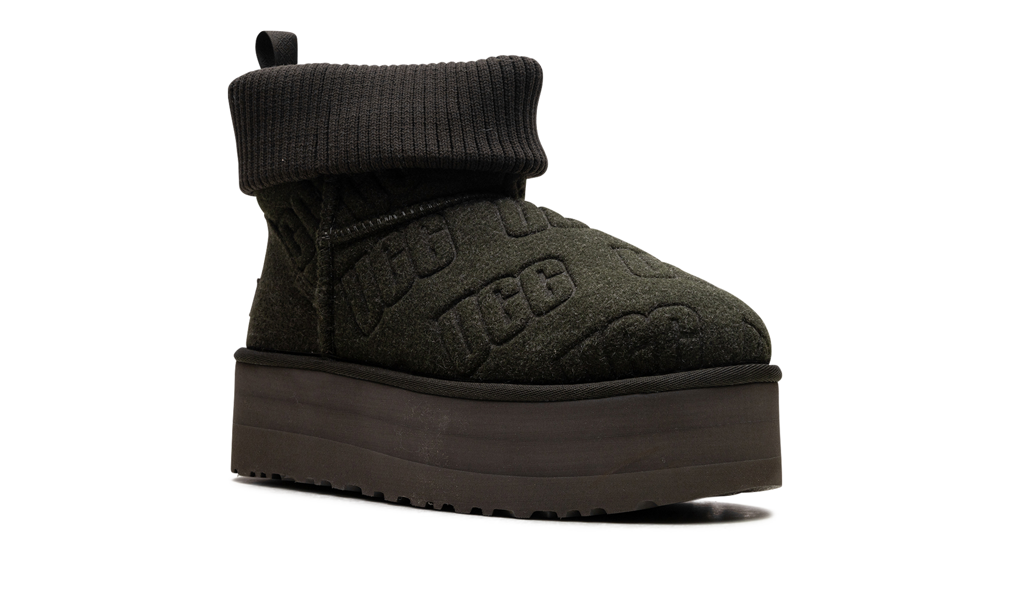 Classic Mini Platform Felted WMNS "Forest Night"