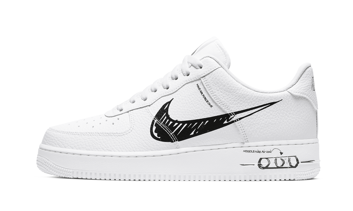 Air Force 1 Low "Sketch Pack - Black"