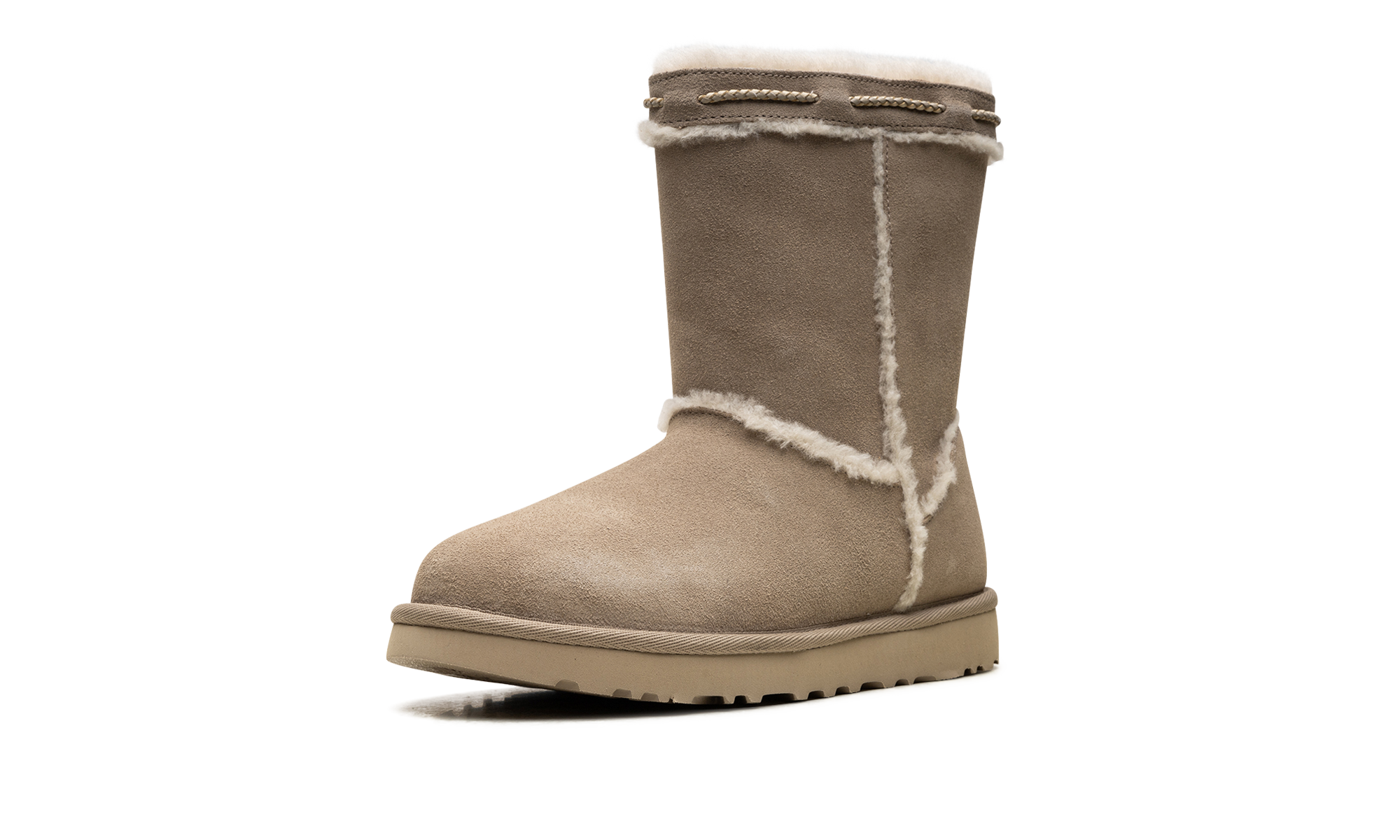 Classic Short Shearling Braid WMNS "DUNE"