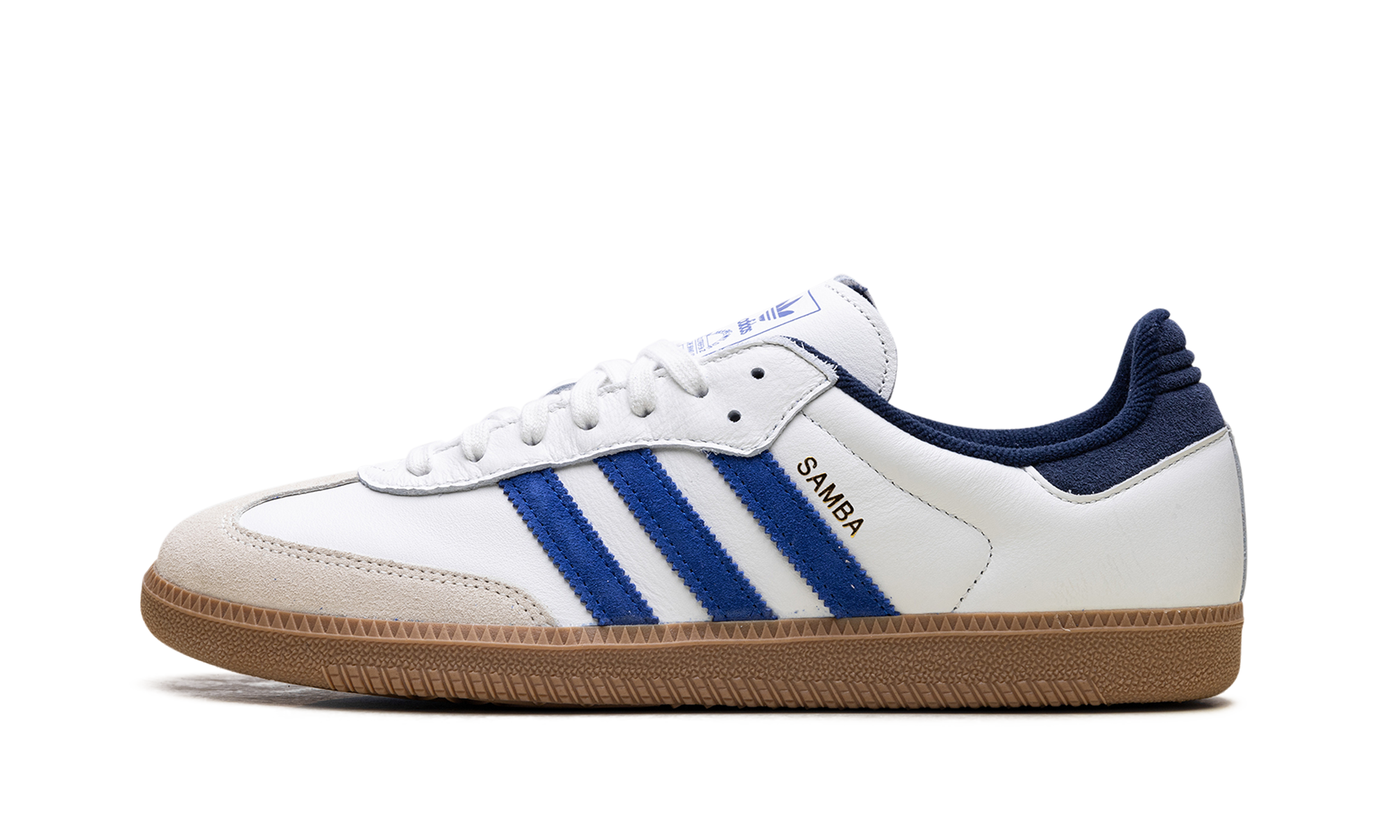 Samba OG "Core Blanco Azul Real"