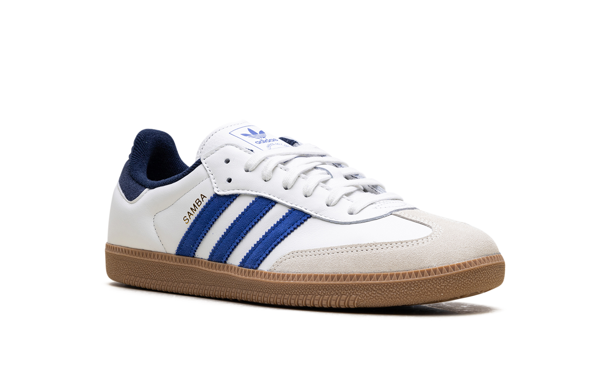 Samba OG "Core Blanco Azul Real"