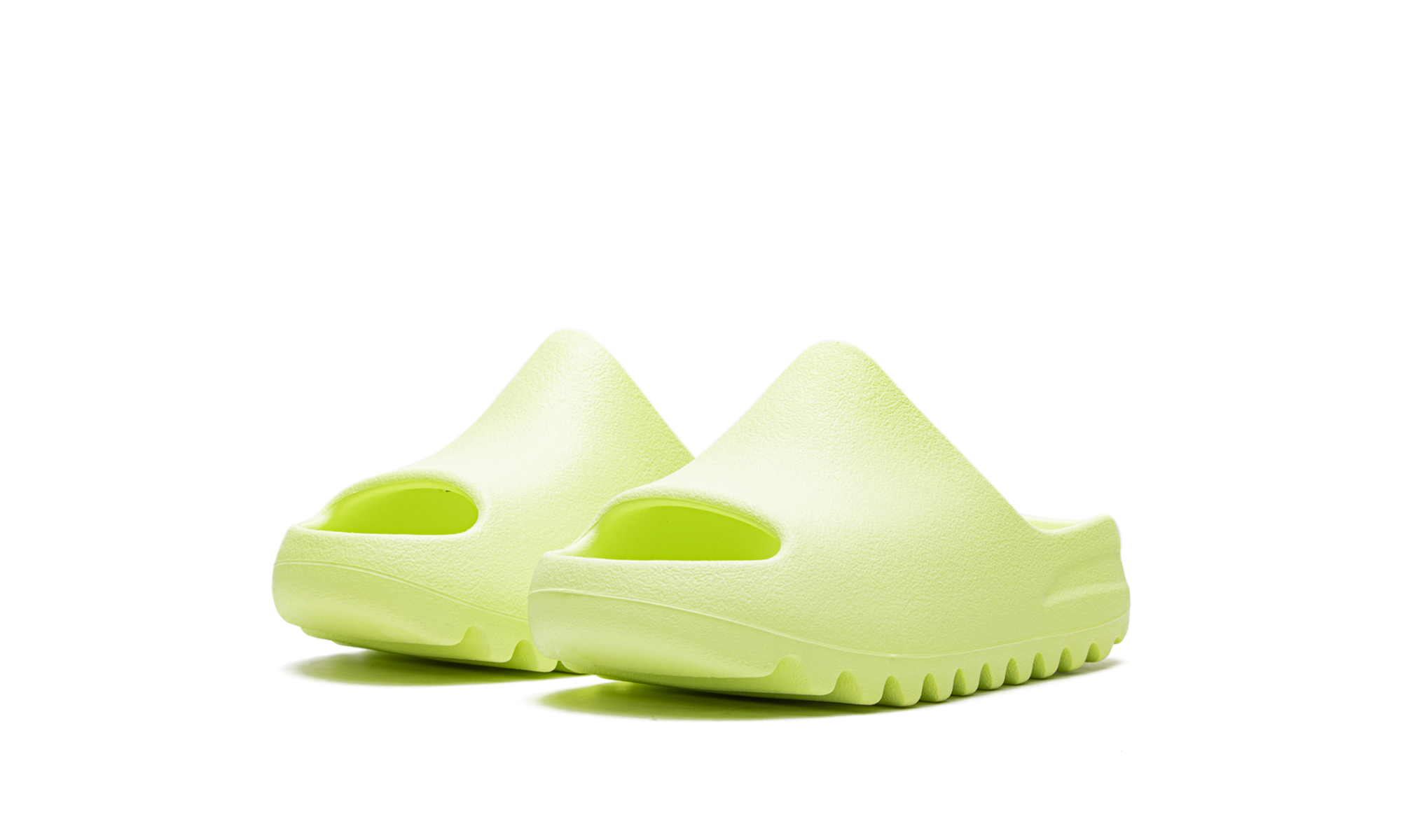 Yeezy Slide Kids "Glow Green"