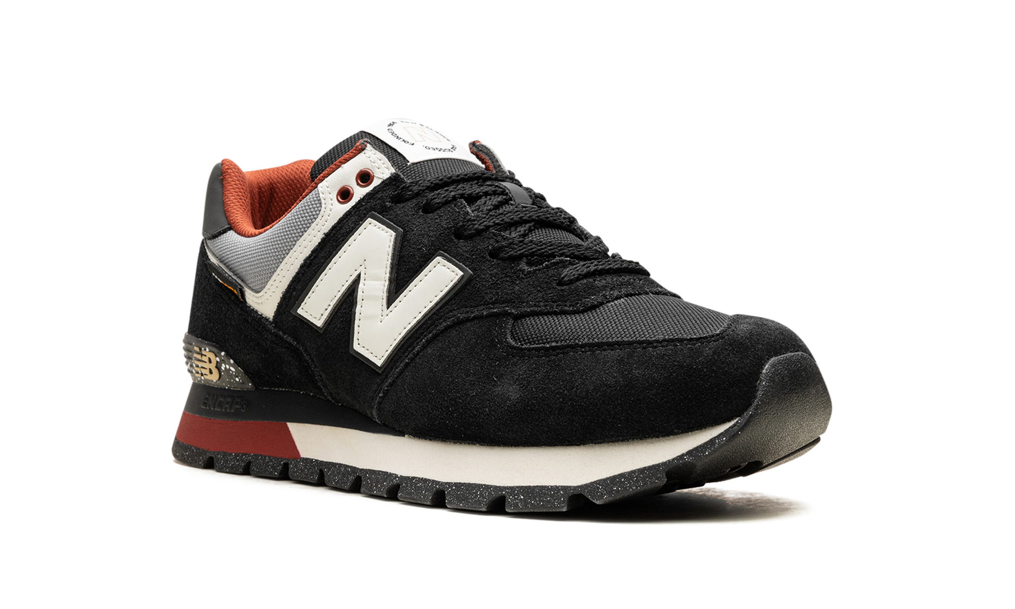 574 Rugged "Black Red"