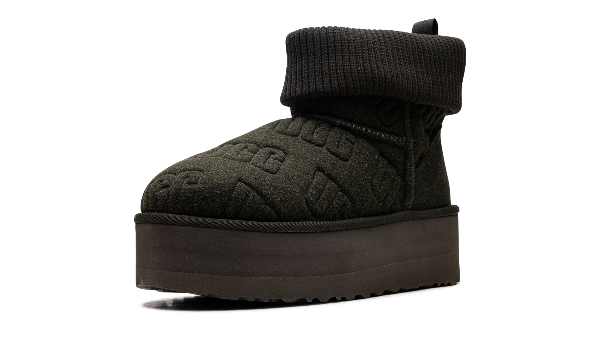 Classic Mini Platform Felted WMNS "Forest Night"