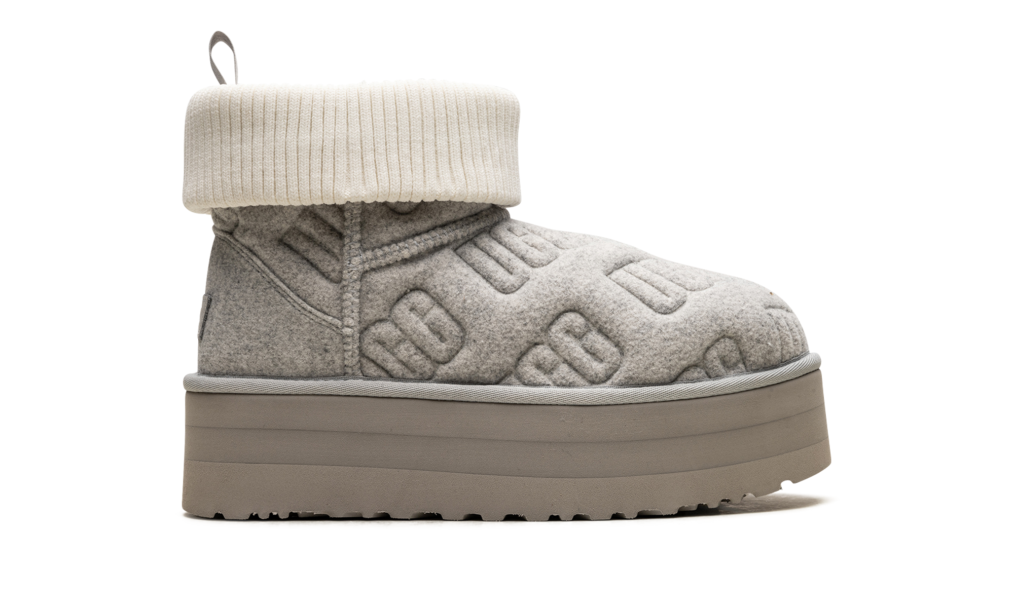 Classic Mini Platform Felted "Grey"
