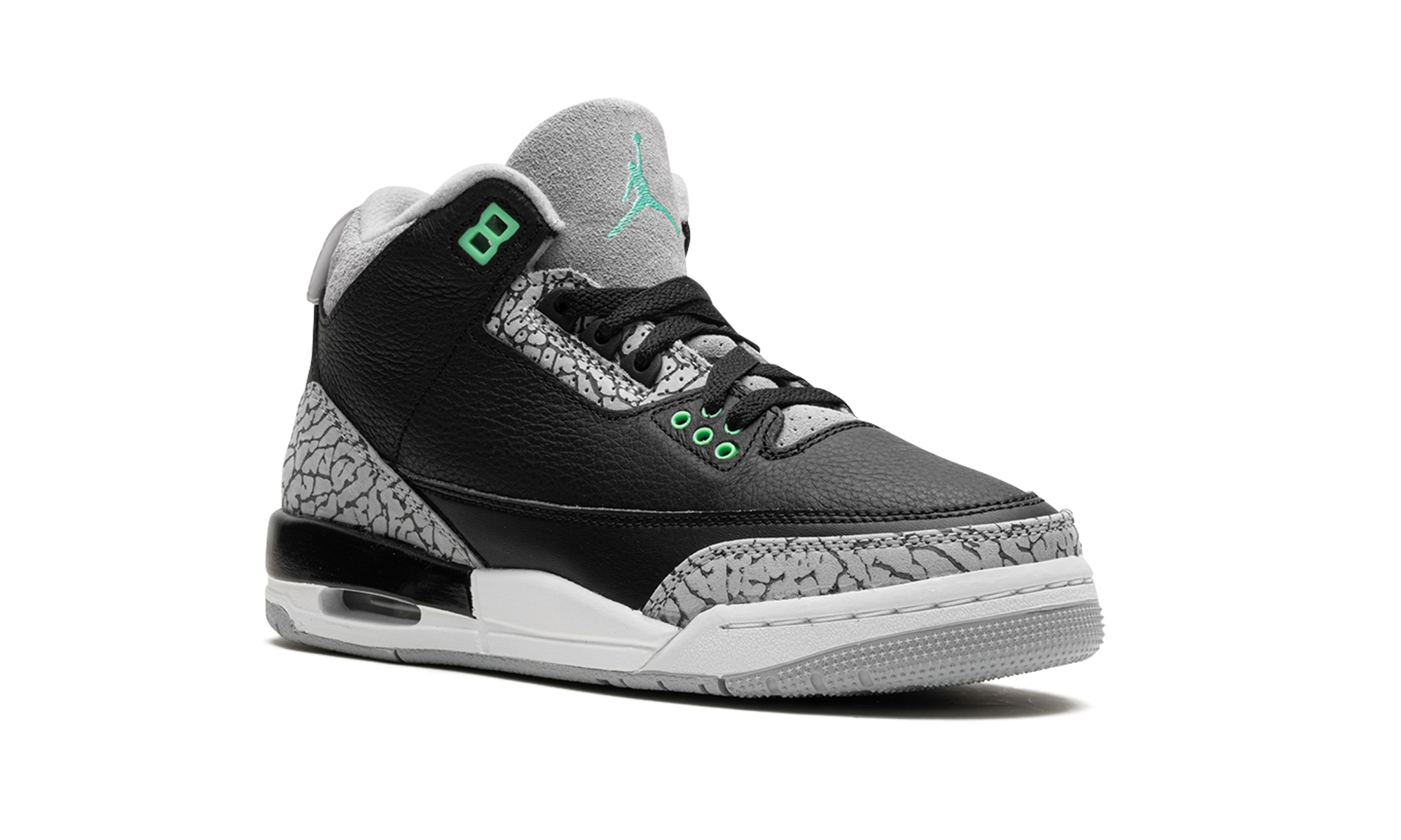 Air Jordan 3 GS "Brillo Verde"