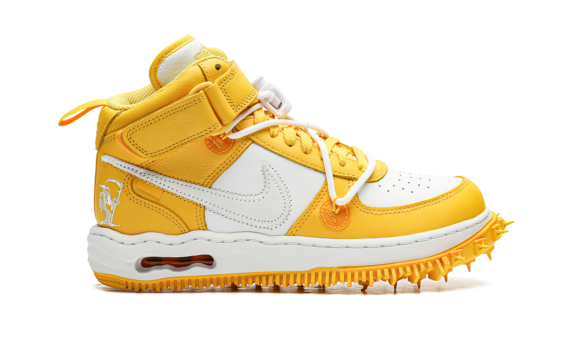 Air Force 1 Mid "Off-White - Varsity Maize"