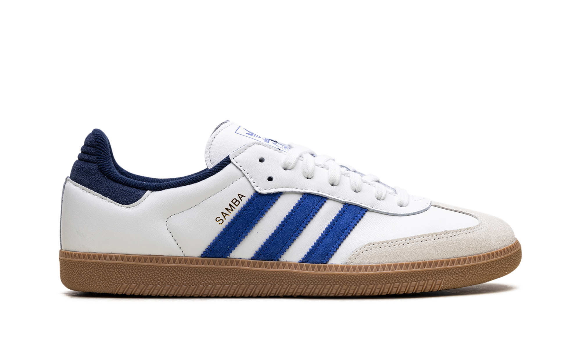 Samba OG "Core Blanco Azul Real"
