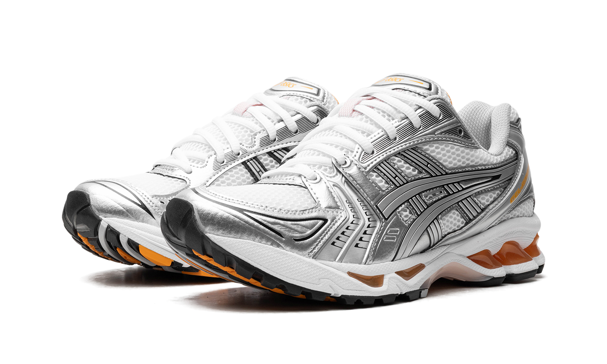 Gel Kayano 14 "White Pure Silver Orange"