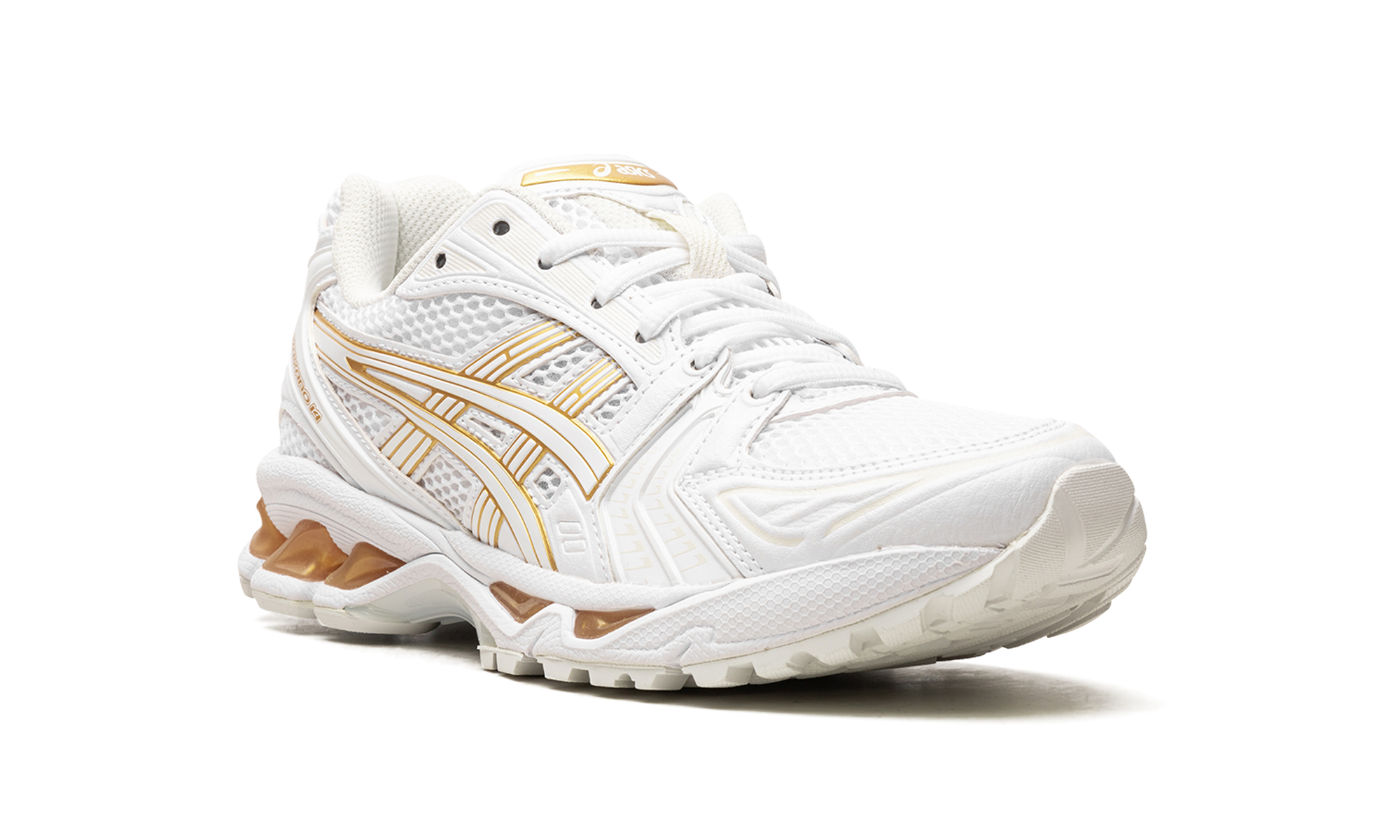 GEL KAYANO 14 WMNS "White / Gold"