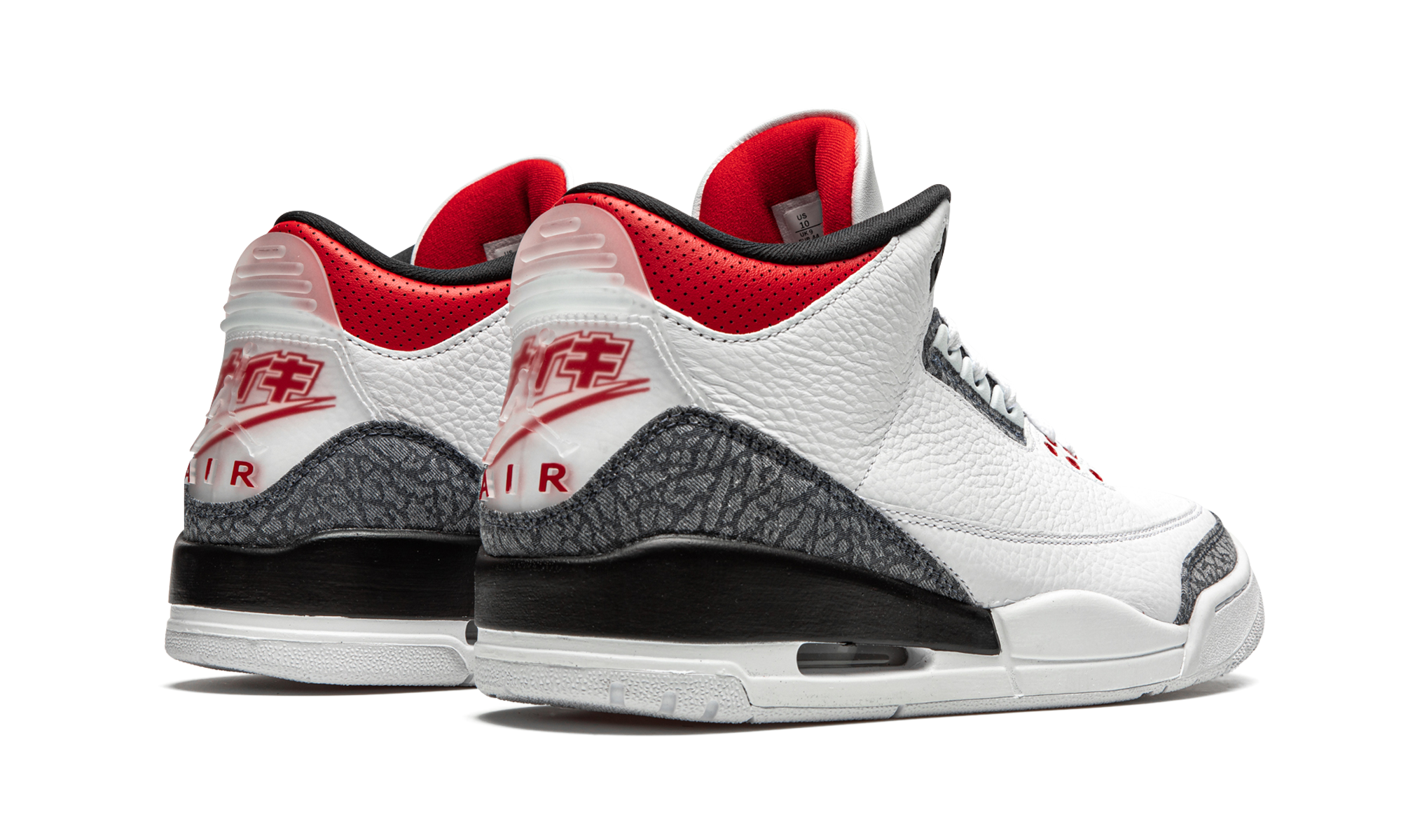 Air Jordan 3 Retro SE-T Denim "Exclusiva de Japón - Rojo Fuego"