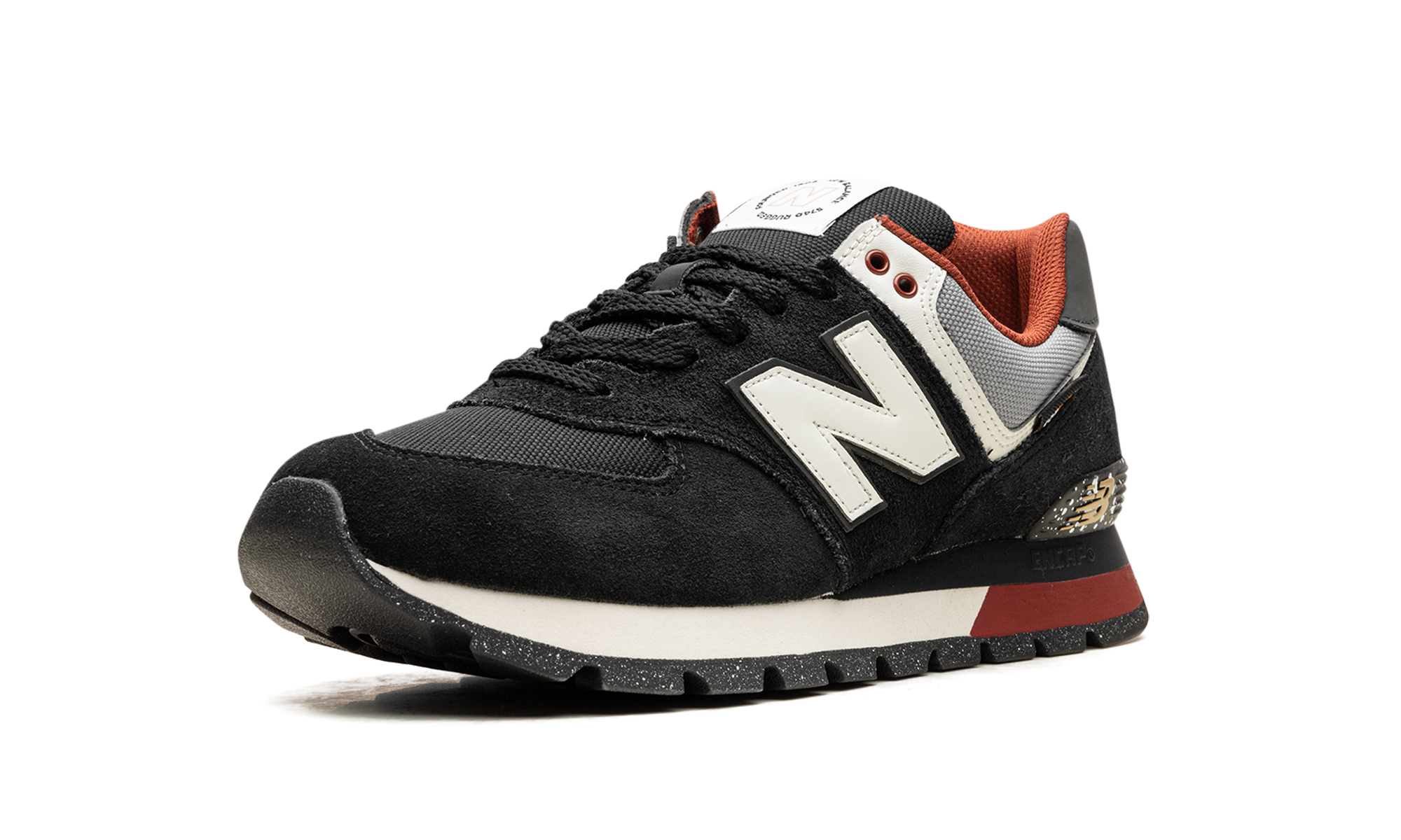 574 Rugged "Black Red"