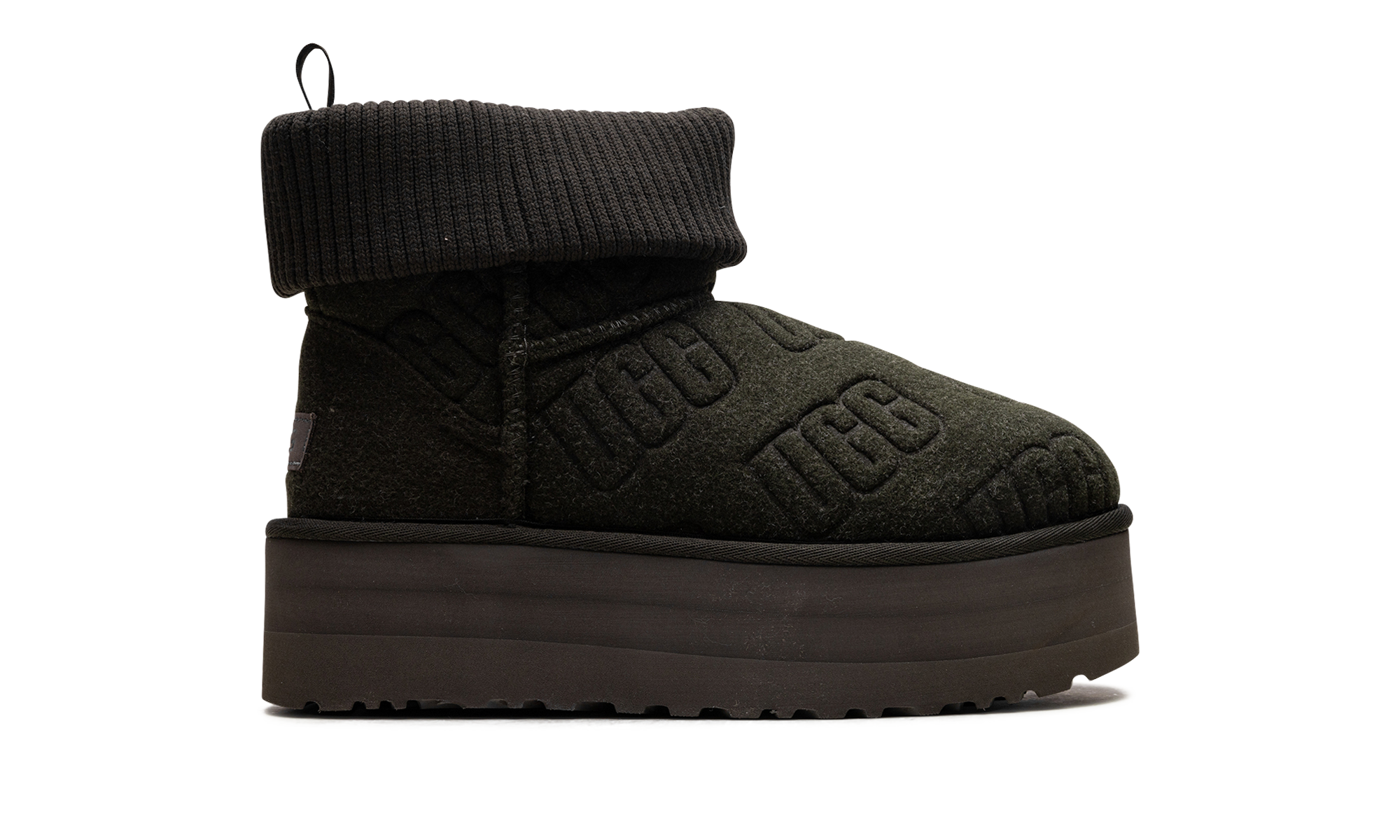 Classic Mini Platform Felted WMNS "Forest Night"