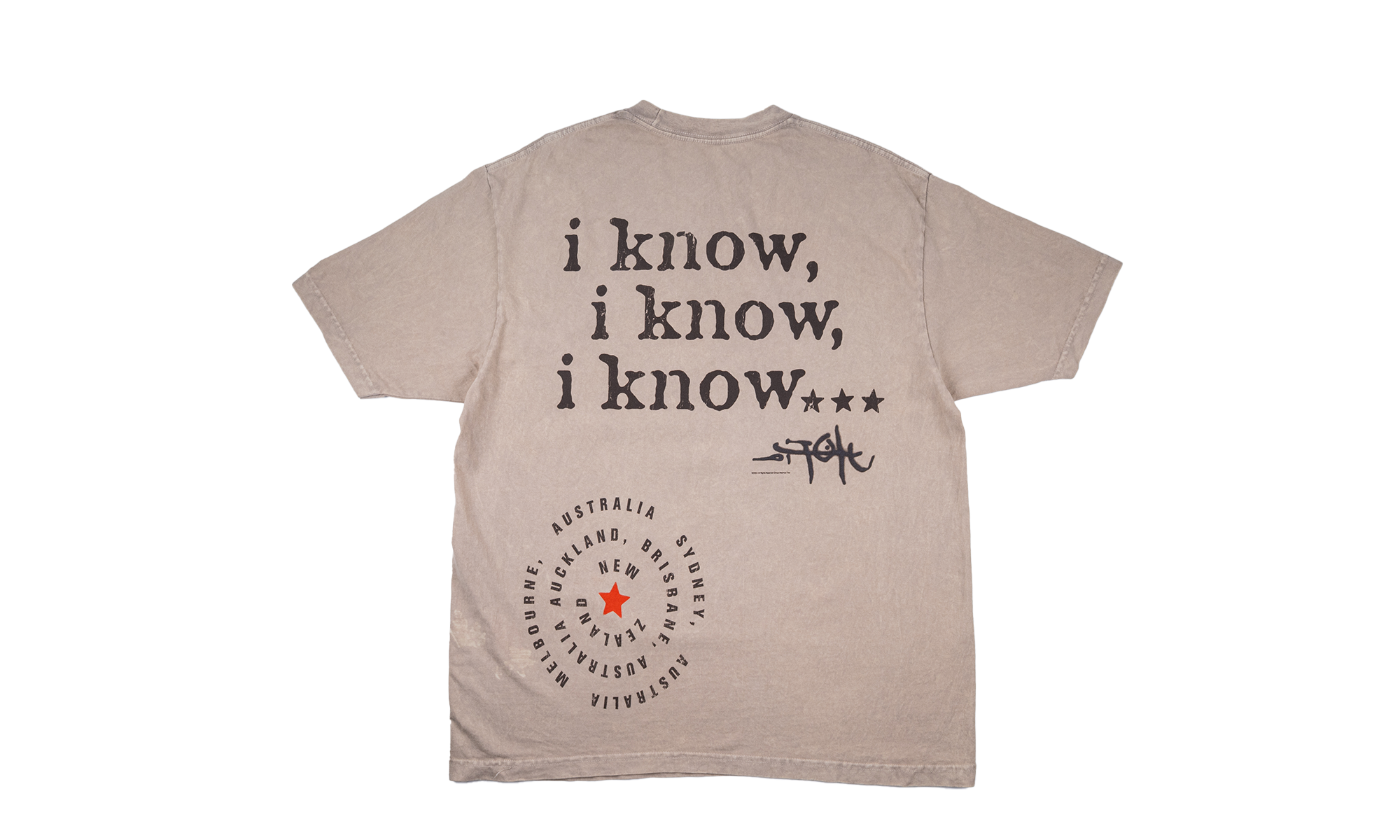 Utopia I Know Tee "Australia - Grey"