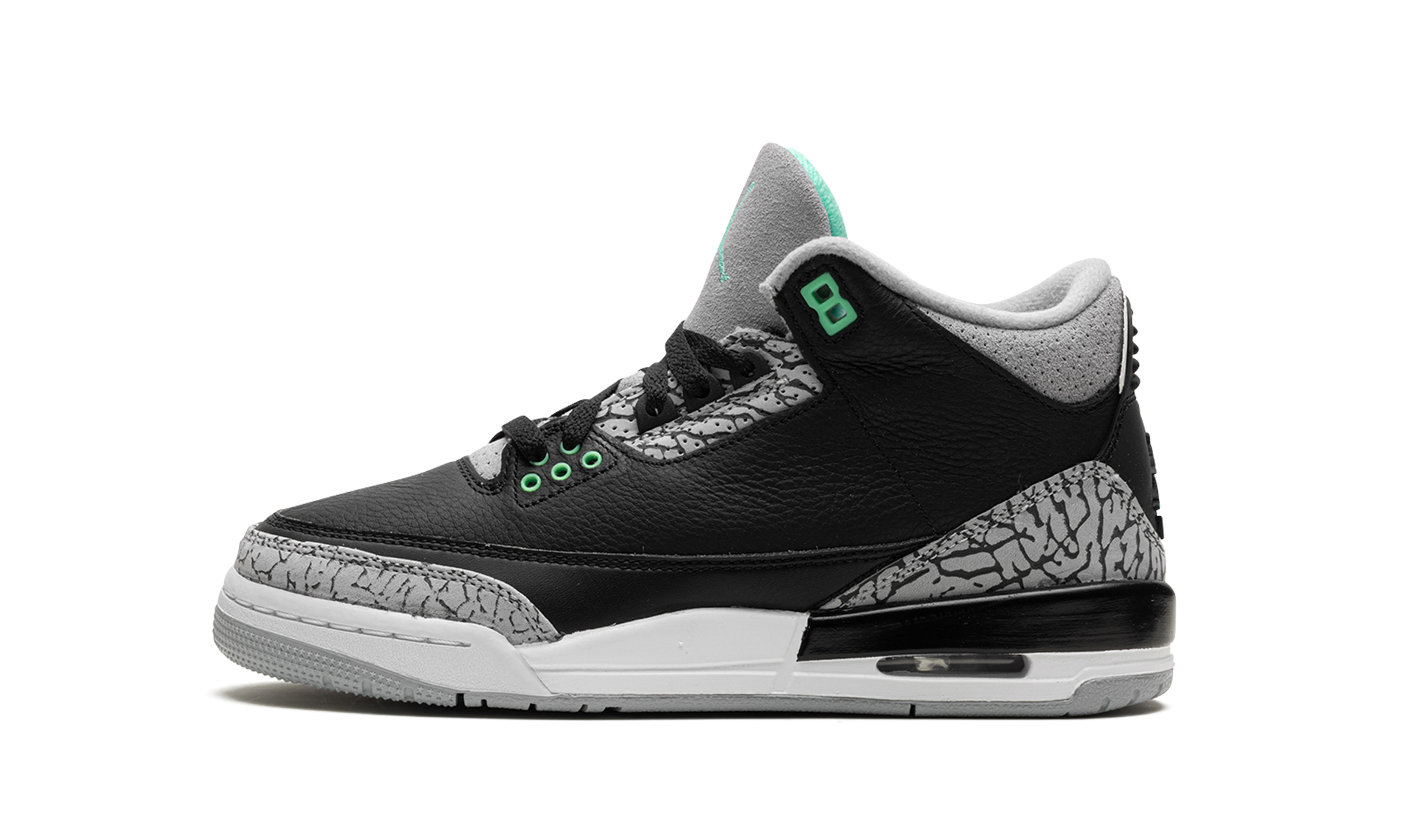 Air Jordan 3 GS "Brillo Verde"