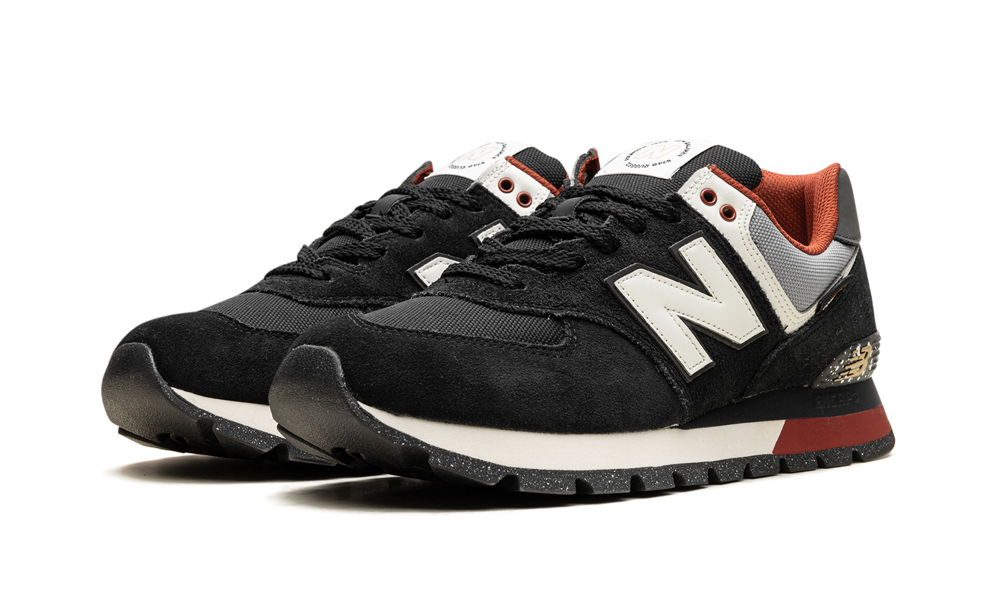 574 Rugged "Black Red"