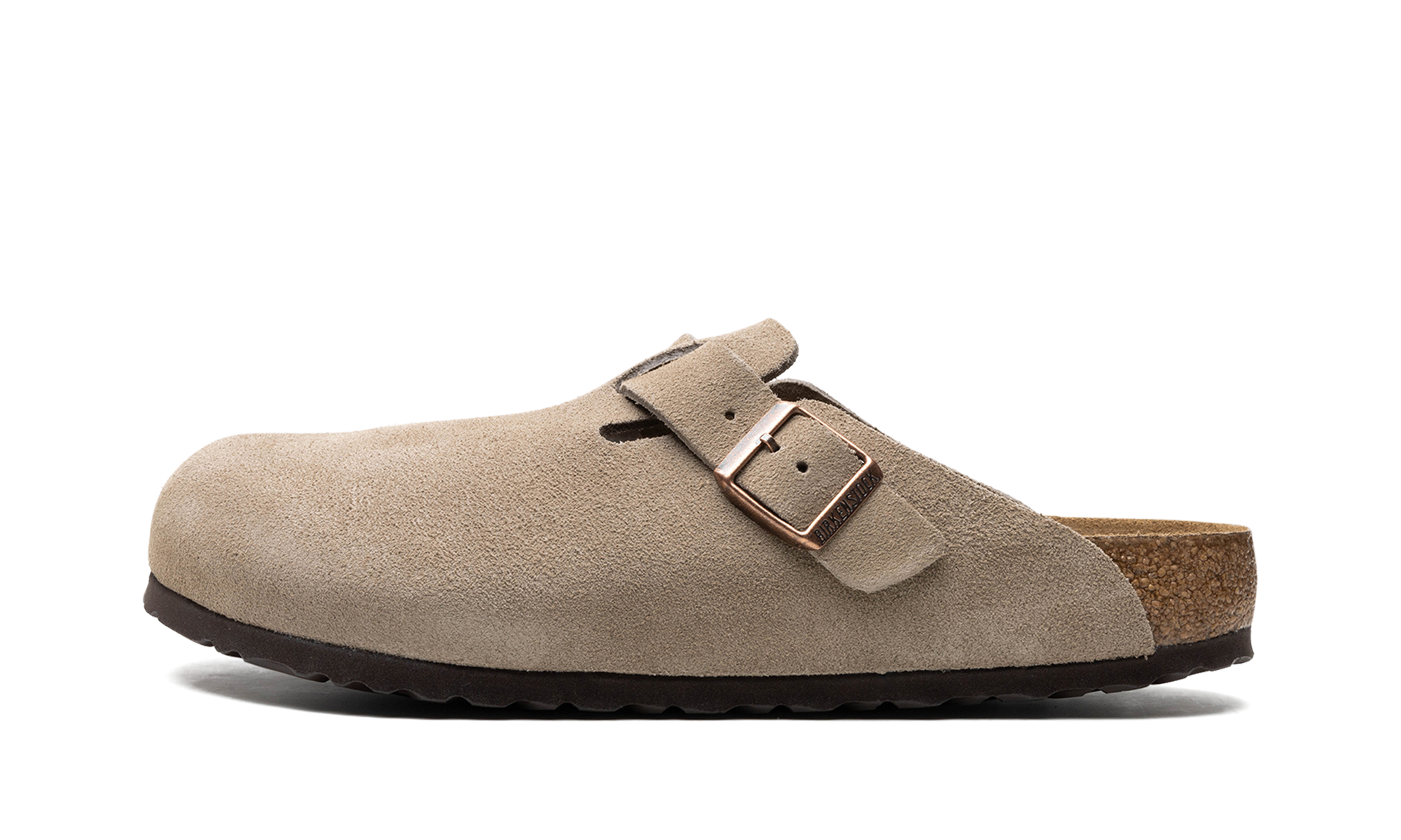 Boston Soft Footbed "Suede Taupe"